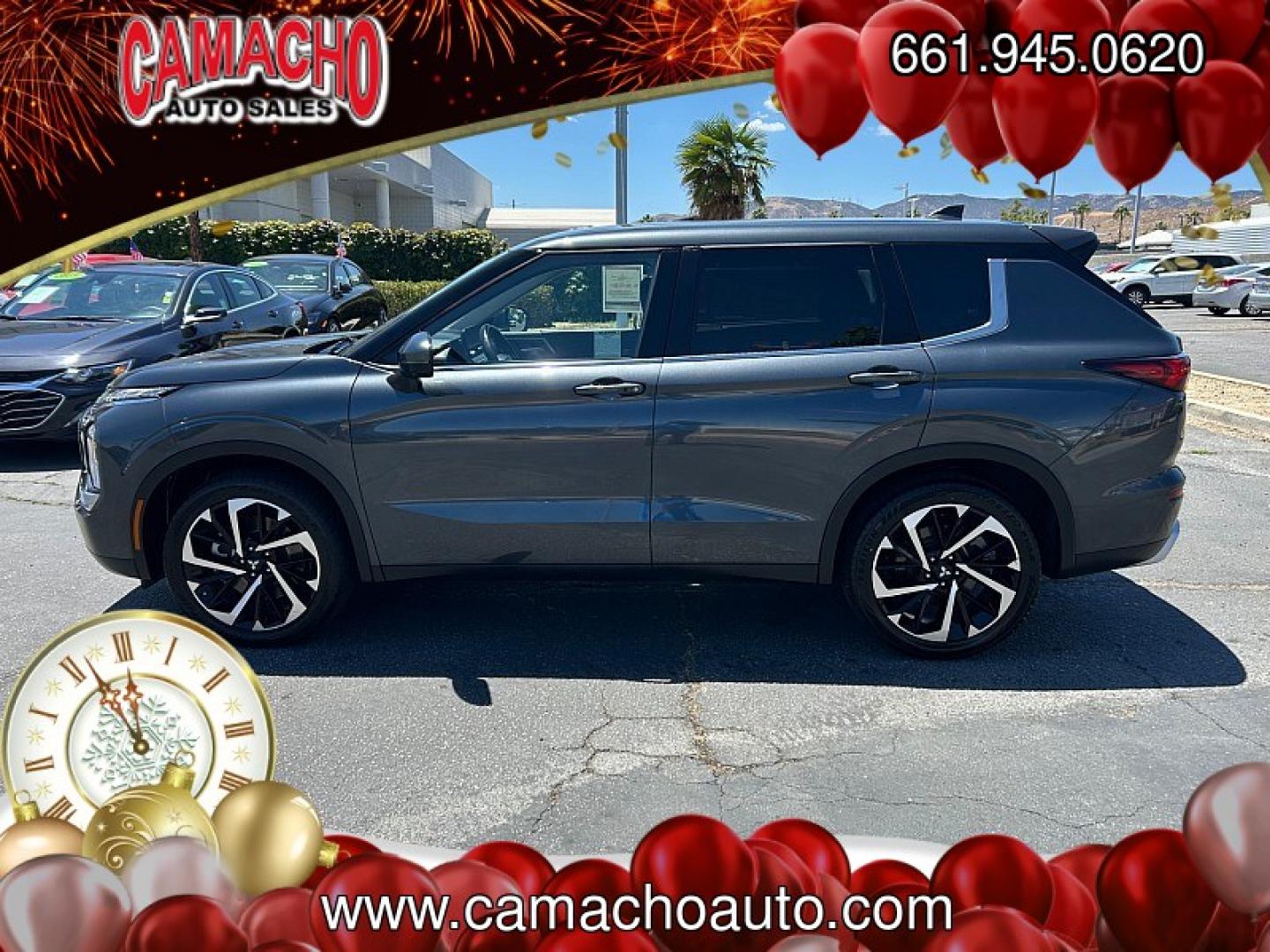 2024 Silver Mitsubishi Outlander (JA4J3VA83RZ) with an 4-Cyl 2.5 Liter engine, Automatic CVT transmission, located at 412 Auto Vista Drive, Palmdale, CA, 93551, (661) 945-0620, 34.592636, -118.136681- Photo#3