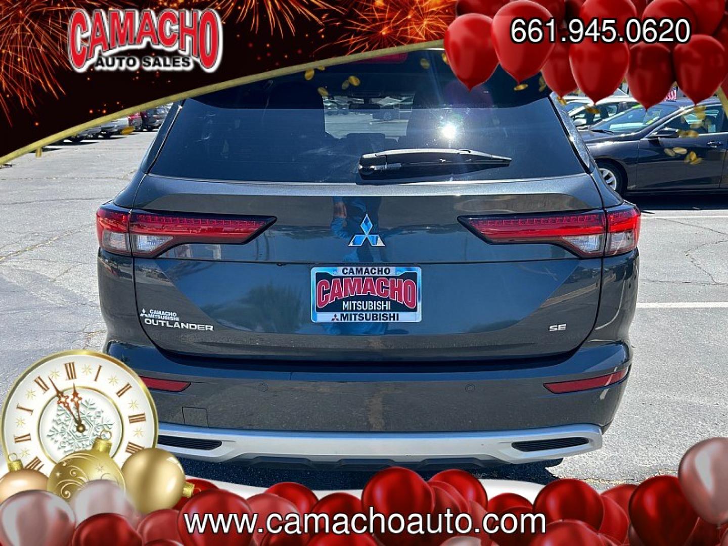 2024 Silver Mitsubishi Outlander (JA4J3VA83RZ) with an 4-Cyl 2.5 Liter engine, Automatic CVT transmission, located at 412 Auto Vista Drive, Palmdale, CA, 93551, (661) 945-0620, 34.592636, -118.136681- Photo#8