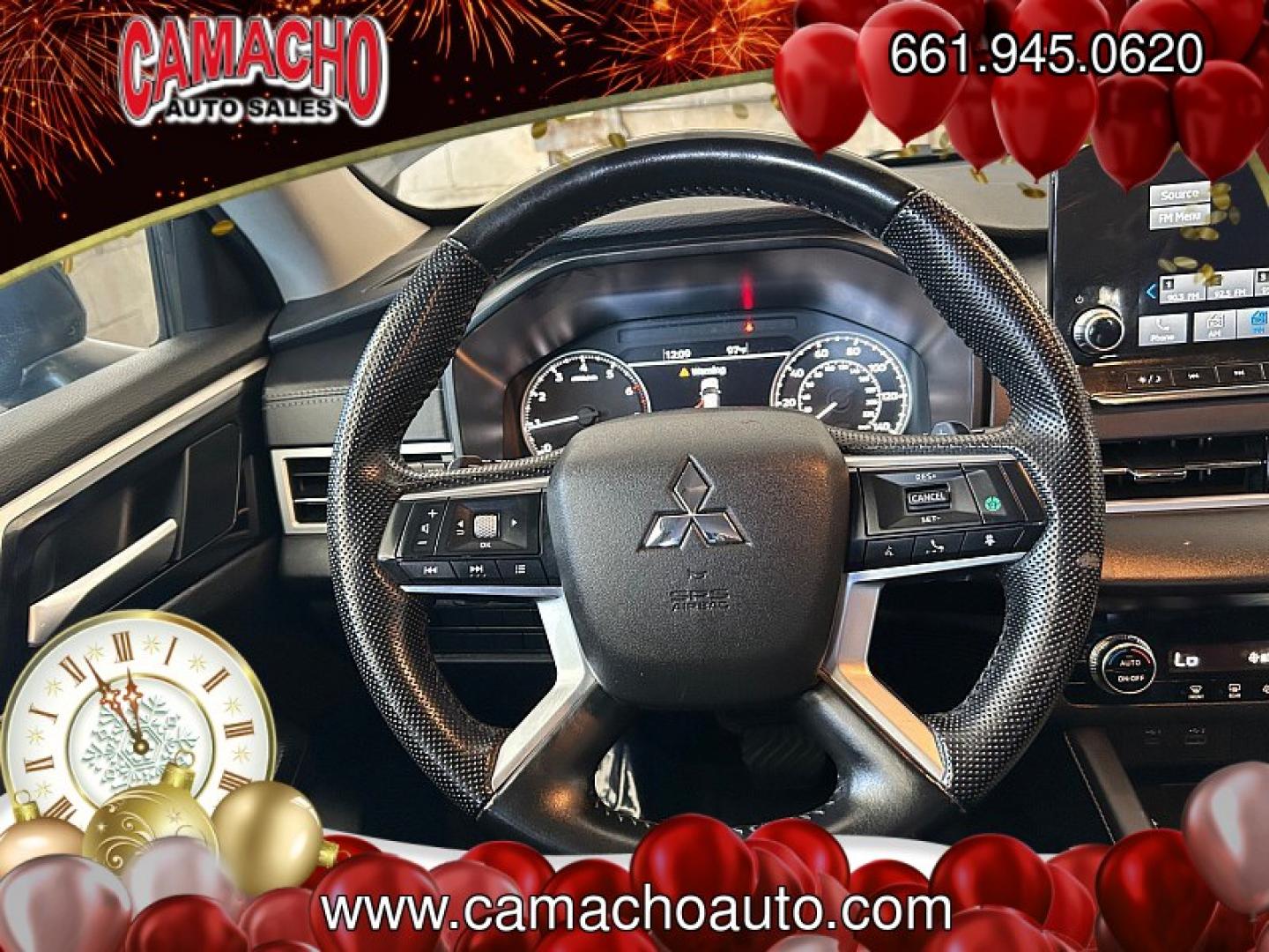 2024 Silver Mitsubishi Outlander (JA4J3VA83RZ) with an 4-Cyl 2.5 Liter engine, Automatic CVT transmission, located at 412 Auto Vista Drive, Palmdale, CA, 93551, (661) 945-0620, 34.592636, -118.136681- Photo#23