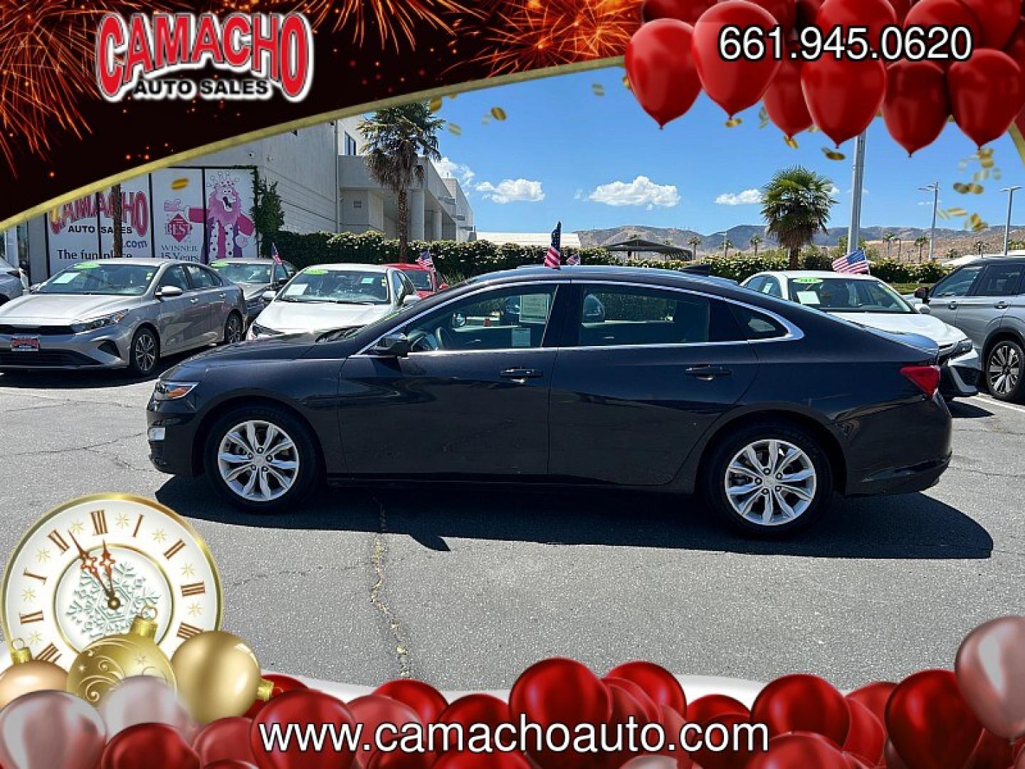 2023 Gray Chevrolet Malibu (1G1ZD5ST1PF) with an 4-Cyl Turbo 1.5 Liter engine, Automatic CVT transmission, located at 412 Auto Vista Drive, Palmdale, CA, 93551, (661) 945-0620, 34.592636, -118.136681- Photo#8