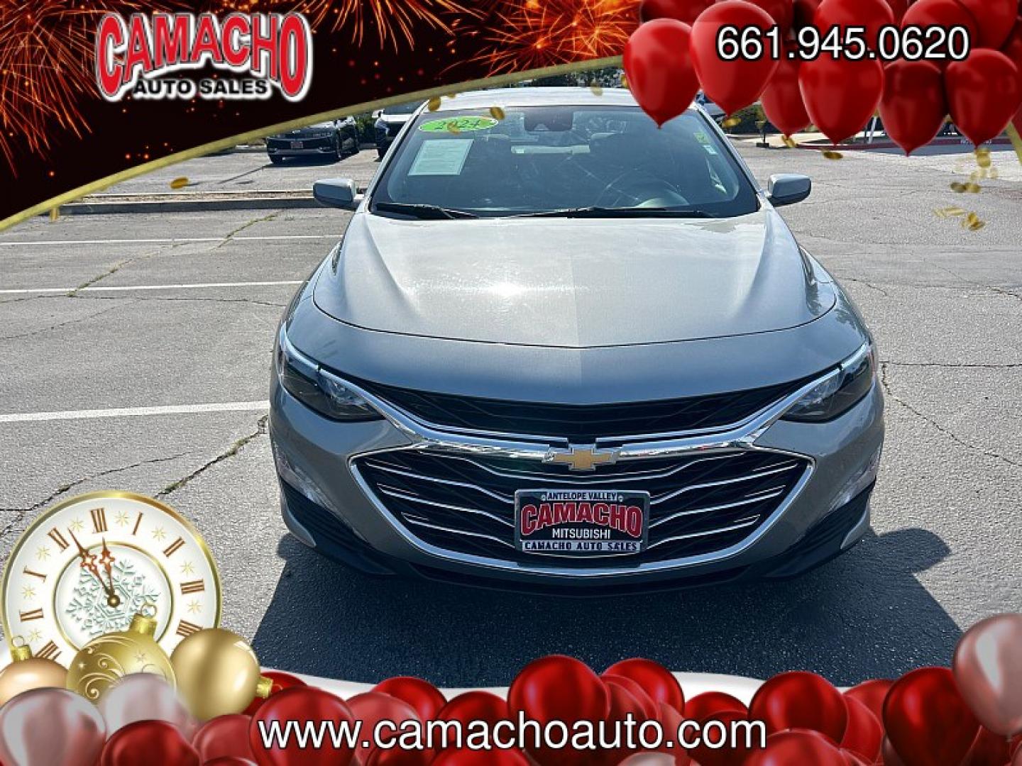 2024 Gray Chevrolet Malibu (1G1ZD5ST0RF) with an 4-Cyl Turbo 1.5 Liter engine, Automatic CVT transmission, located at 412 Auto Vista Drive, Palmdale, CA, 93551, (661) 945-0620, 34.592636, -118.136681- Photo#1