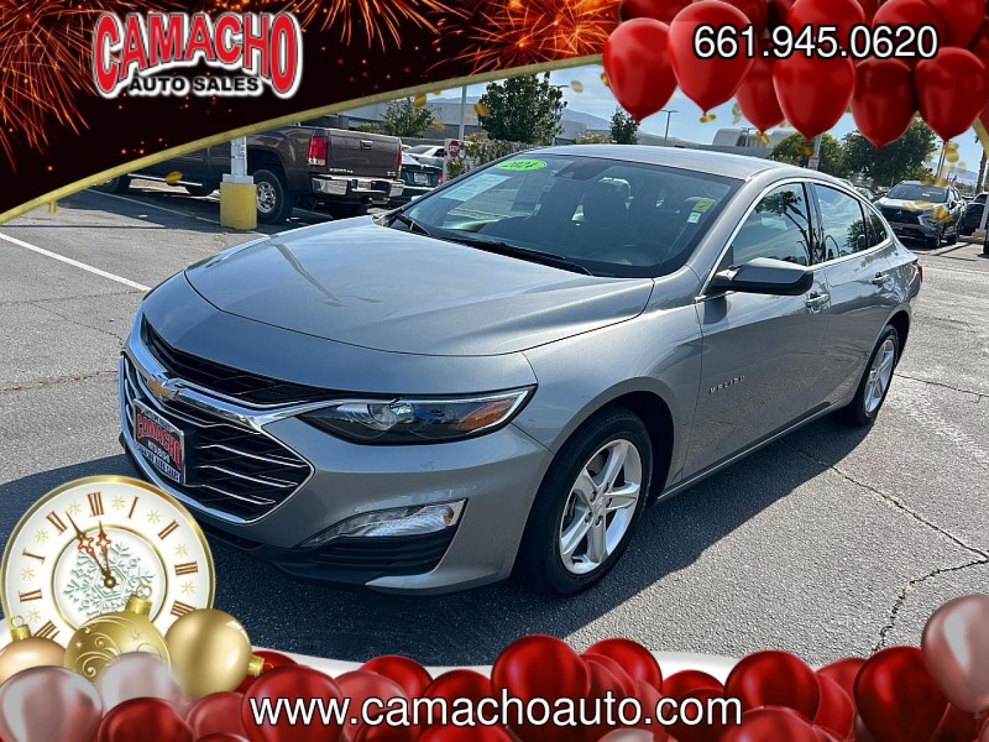 2024 Gray Chevrolet Malibu (1G1ZD5ST0RF) with an 4-Cyl Turbo 1.5 Liter engine, Automatic CVT transmission, located at 412 Auto Vista Drive, Palmdale, CA, 93551, (661) 945-0620, 34.592636, -118.136681- Photo#2