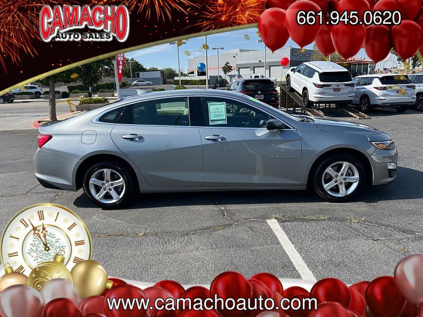 2024 Gray Chevrolet Malibu (1G1ZD5ST0RF) with an 4-Cyl Turbo 1.5 Liter engine, Automatic CVT transmission, located at 412 Auto Vista Drive, Palmdale, CA, 93551, (661) 945-0620, 34.592636, -118.136681- Photo#4