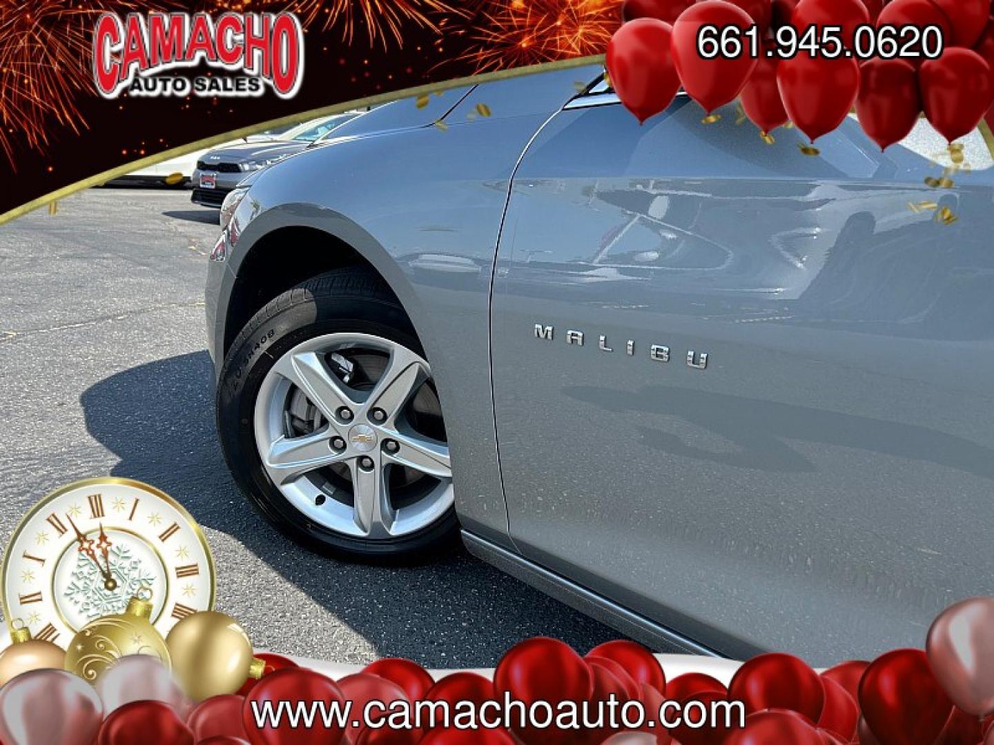 2024 Gray Chevrolet Malibu (1G1ZD5ST0RF) with an 4-Cyl Turbo 1.5 Liter engine, Automatic CVT transmission, located at 412 Auto Vista Drive, Palmdale, CA, 93551, (661) 945-0620, 34.592636, -118.136681- Photo#14