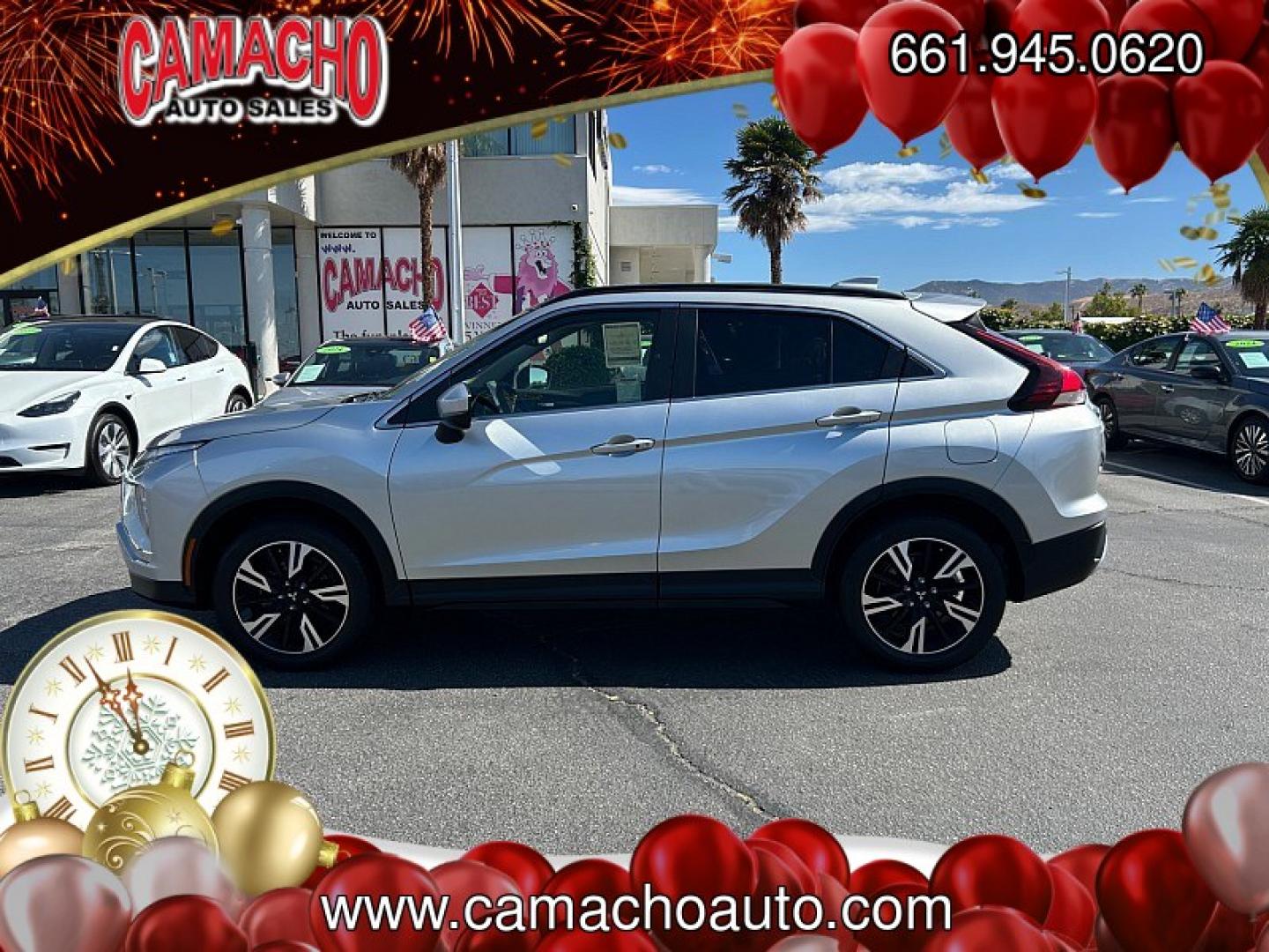 2024 SILVER MITSUBISHI ECLIPSE CROSS (JA4ATWAA5RZ) , located at 412 Auto Vista Drive, Palmdale, CA, 93551, (661) 945-0620, 34.592636, -118.136681- Photo#4