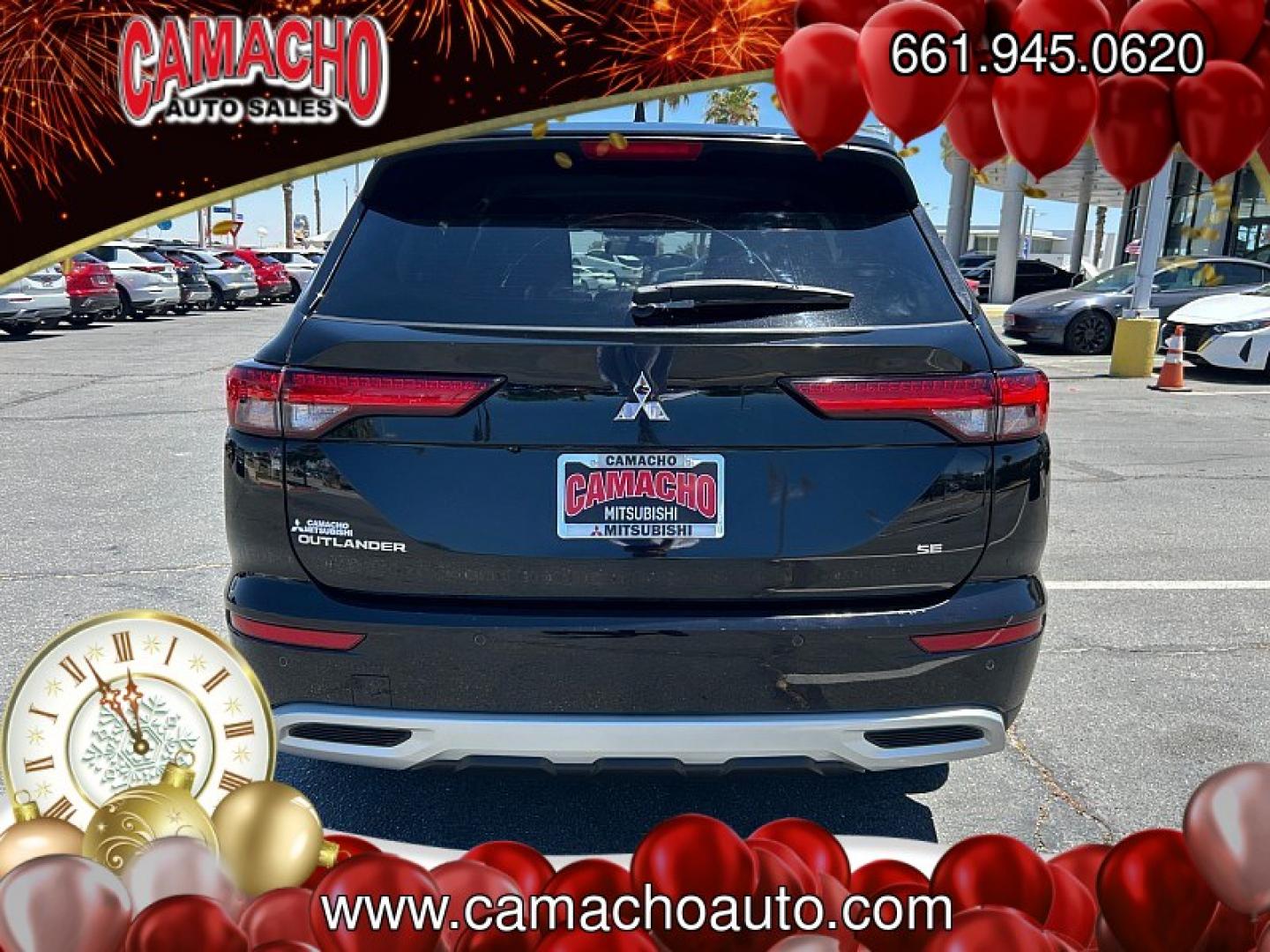 2024 Black Mitsubishi Outlander (JA4J3VA85RZ) with an 4-Cyl 2.5 Liter engine, Automatic CVT transmission, located at 412 Auto Vista Drive, Palmdale, CA, 93551, (661) 945-0620, 34.592636, -118.136681- Photo#8