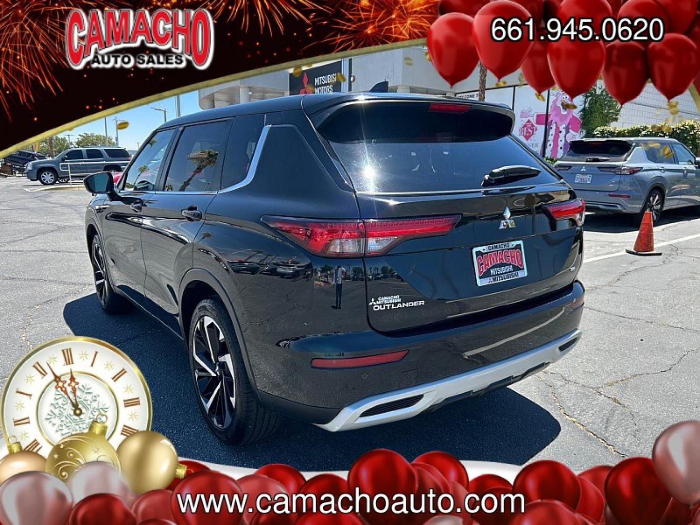 2024 Black Mitsubishi Outlander (JA4J3VA85RZ) with an 4-Cyl 2.5 Liter engine, Automatic CVT transmission, located at 412 Auto Vista Drive, Palmdale, CA, 93551, (661) 945-0620, 34.592636, -118.136681- Photo#9