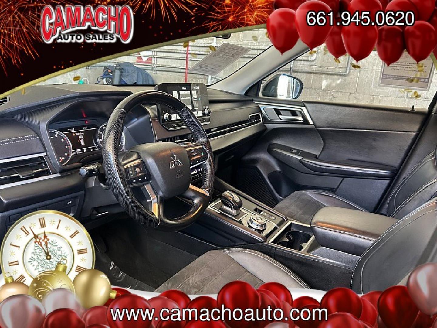 2024 Black Mitsubishi Outlander (JA4J3VA85RZ) with an 4-Cyl 2.5 Liter engine, Automatic CVT transmission, located at 412 Auto Vista Drive, Palmdale, CA, 93551, (661) 945-0620, 34.592636, -118.136681- Photo#17