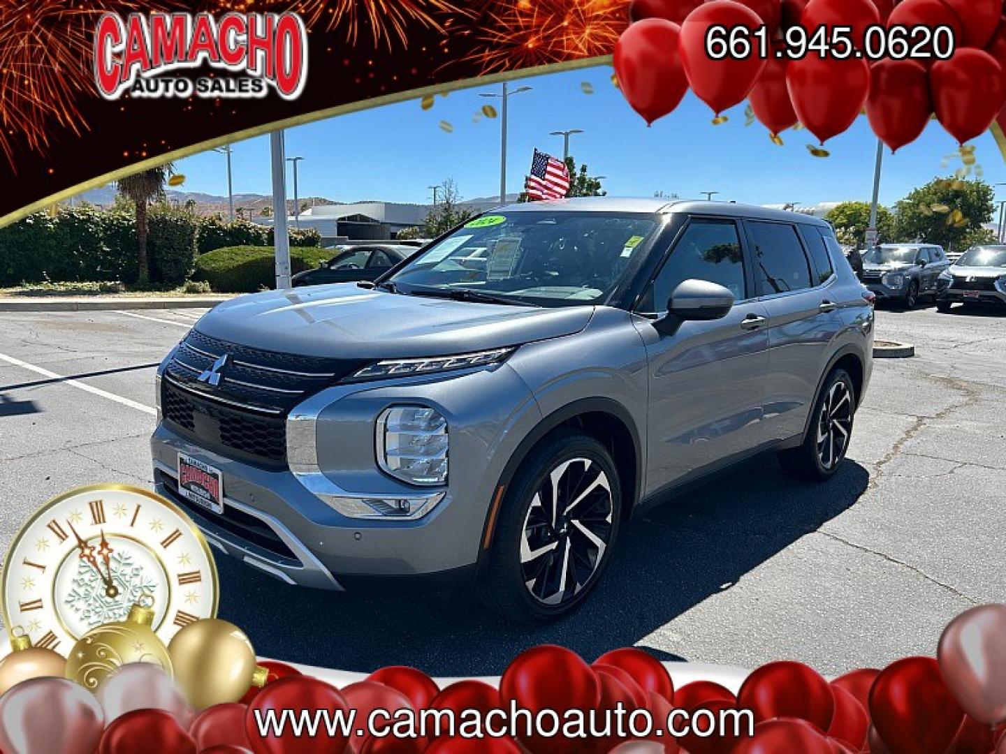 2024 Gray Mitsubishi Outlander (JA4J3VA87RZ) with an 4-Cyl 2.5 Liter engine, Automatic CVT transmission, located at 412 Auto Vista Drive, Palmdale, CA, 93551, (661) 945-0620, 34.592636, -118.136681- Photo#4