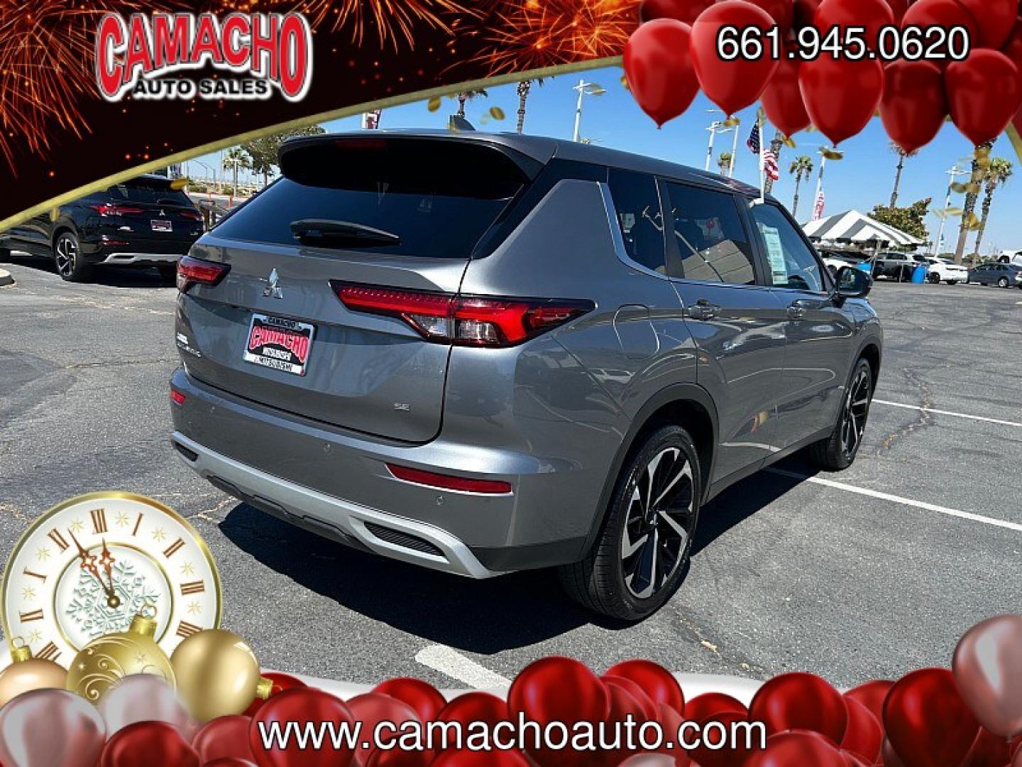 2024 Gray Mitsubishi Outlander (JA4J3VA87RZ) with an 4-Cyl 2.5 Liter engine, Automatic CVT transmission, located at 412 Auto Vista Drive, Palmdale, CA, 93551, (661) 945-0620, 34.592636, -118.136681- Photo#10