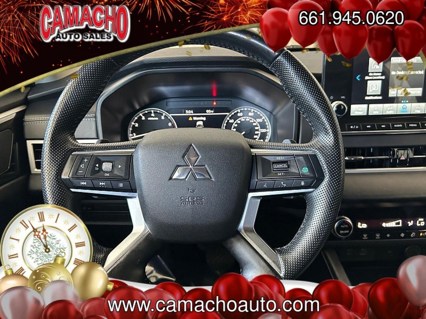 2024 Gray Mitsubishi Outlander (JA4J3VA87RZ) with an 4-Cyl 2.5 Liter engine, Automatic CVT transmission, located at 412 Auto Vista Drive, Palmdale, CA, 93551, (661) 945-0620, 34.592636, -118.136681- Photo#23