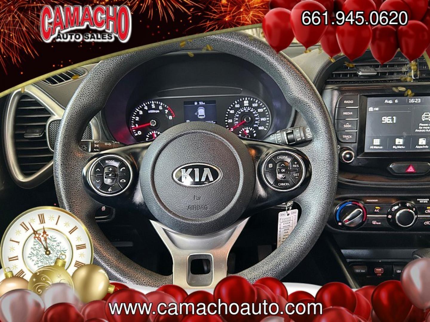 2020 Black Kia Soul (KNDJ23AU6L7) with an 4-Cyl 2.0 Liter engine, Automatic i-VT transmission, located at 412 Auto Vista Drive, Palmdale, CA, 93551, (661) 945-0620, 34.592636, -118.136681- Photo#19