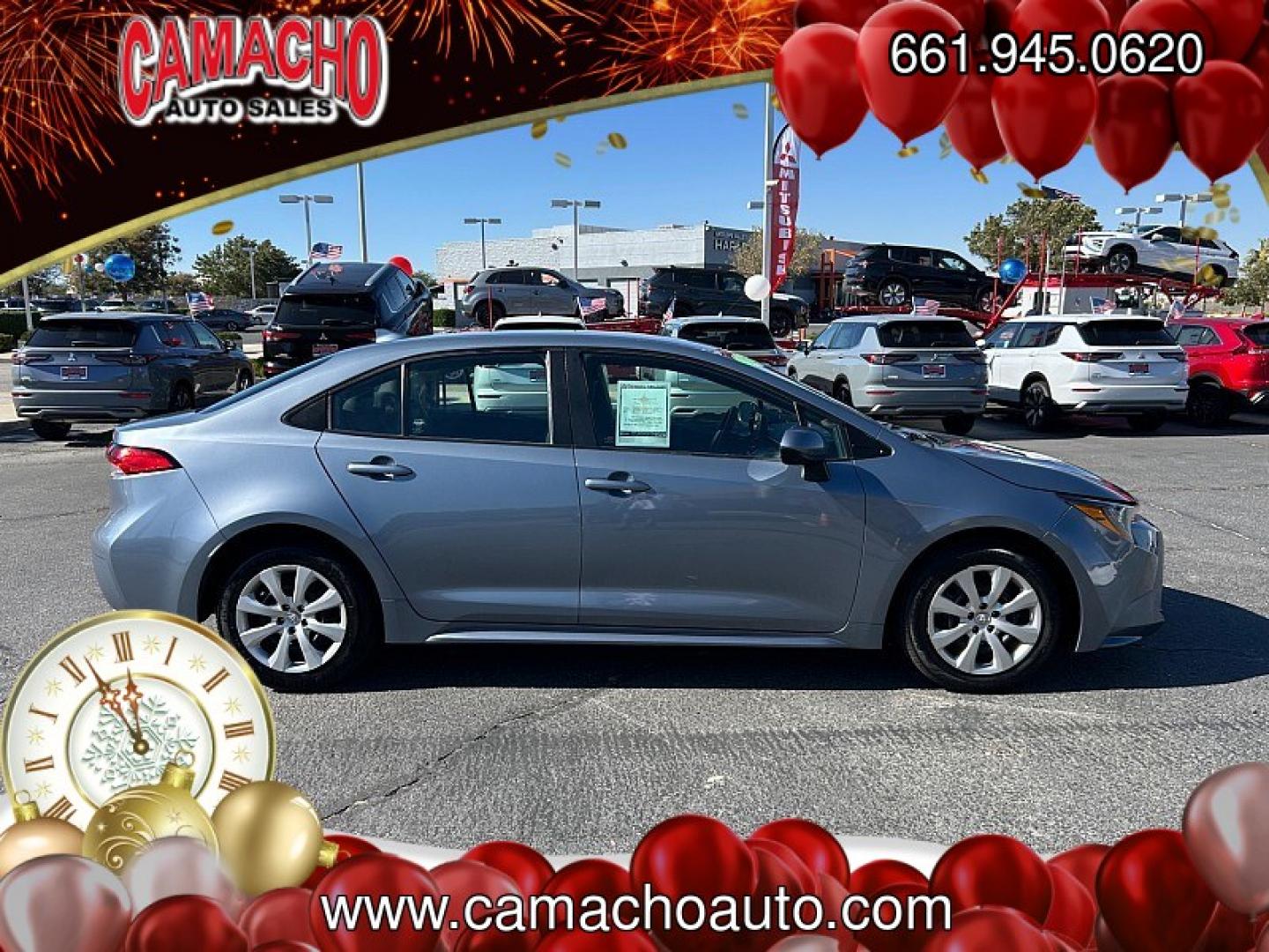 2023 Gray Toyota Corolla (5YFB4MDE1PP) with an 4-Cyl 2.0 Liter engine, Automatic CVT transmission, located at 412 Auto Vista Drive, Palmdale, CA, 93551, (661) 945-0620, 34.592636, -118.136681- Photo#3