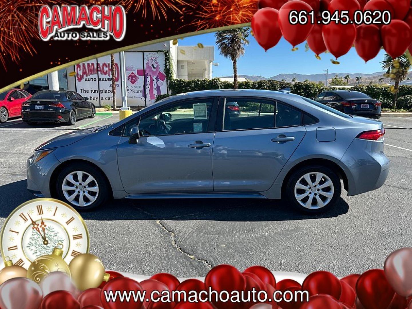 2023 Gray Toyota Corolla (5YFB4MDE1PP) with an 4-Cyl 2.0 Liter engine, Automatic CVT transmission, located at 412 Auto Vista Drive, Palmdale, CA, 93551, (661) 945-0620, 34.592636, -118.136681- Photo#7