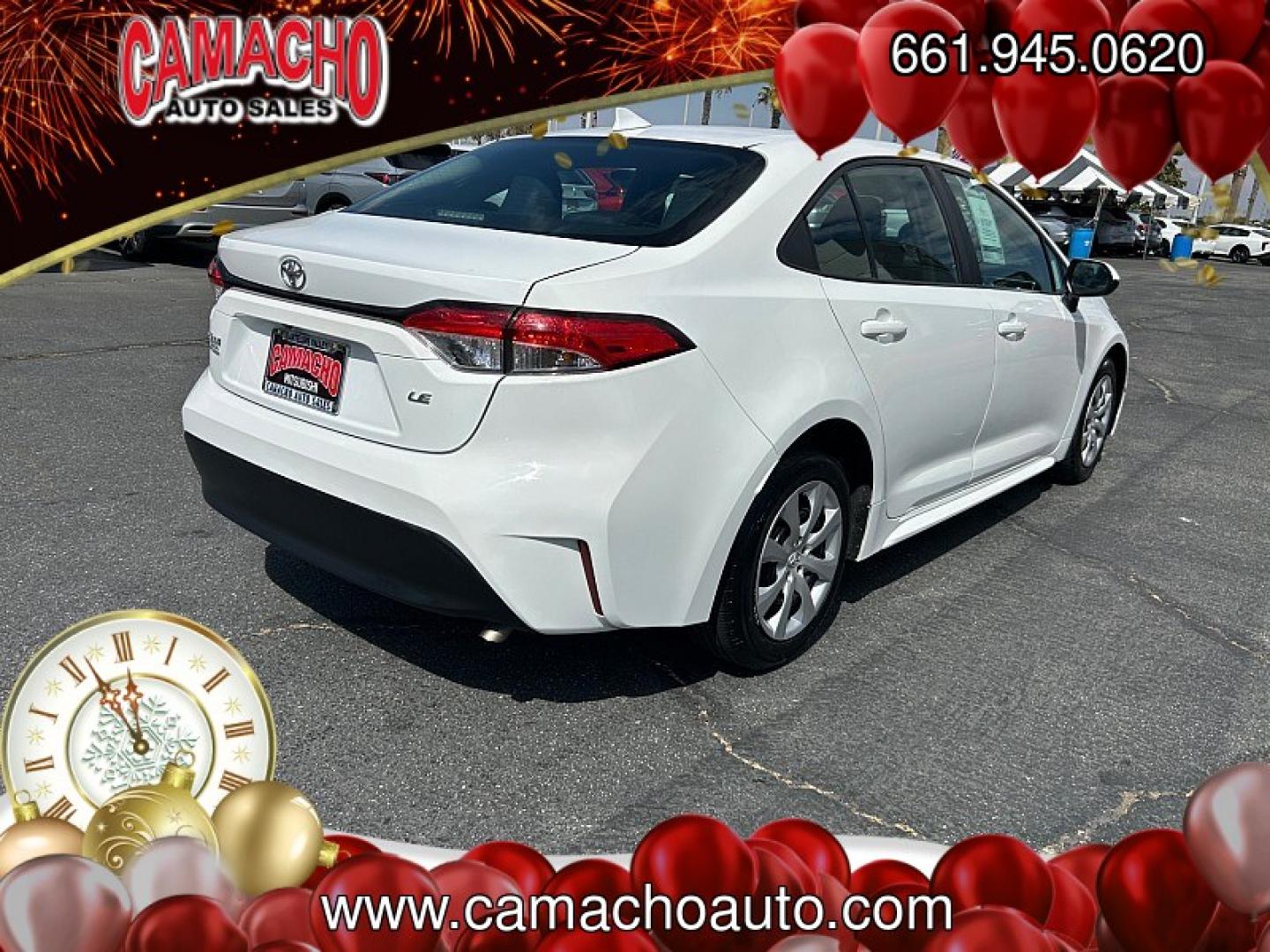 2023 White Toyota Corolla (5YFB4MDE6PP) with an 4-Cyl 2.0 Liter engine, Automatic CVT transmission, located at 412 Auto Vista Drive, Palmdale, CA, 93551, (661) 945-0620, 34.592636, -118.136681- Photo#8
