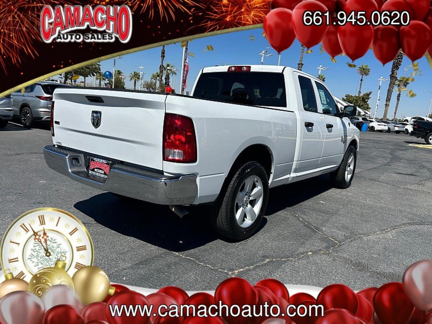 2024 White Ram 1500 Classic 2WD (1C6RR6GG5RS) , Automatic 8-Spd transmission, located at 412 Auto Vista Drive, Palmdale, CA, 93551, (661) 945-0620, 34.592636, -118.136681- Photo#4