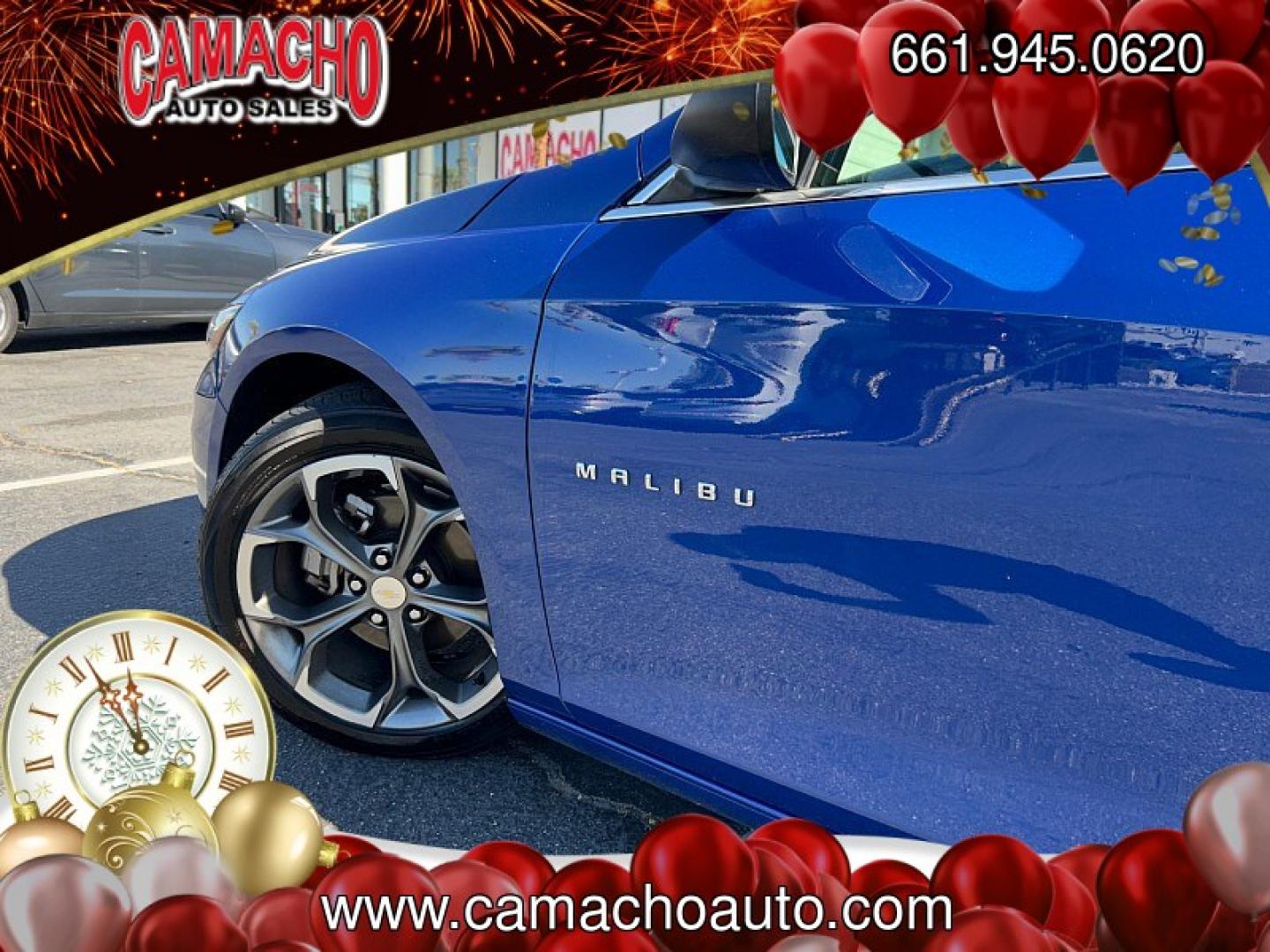 2023 Blue Chevrolet Malibu (1G1ZD5ST1PF) with an 4-Cyl Turbo 1.5 Liter engine, Automatic CVT transmission, located at 412 Auto Vista Drive, Palmdale, CA, 93551, (661) 945-0620, 34.592636, -118.136681- Photo#22