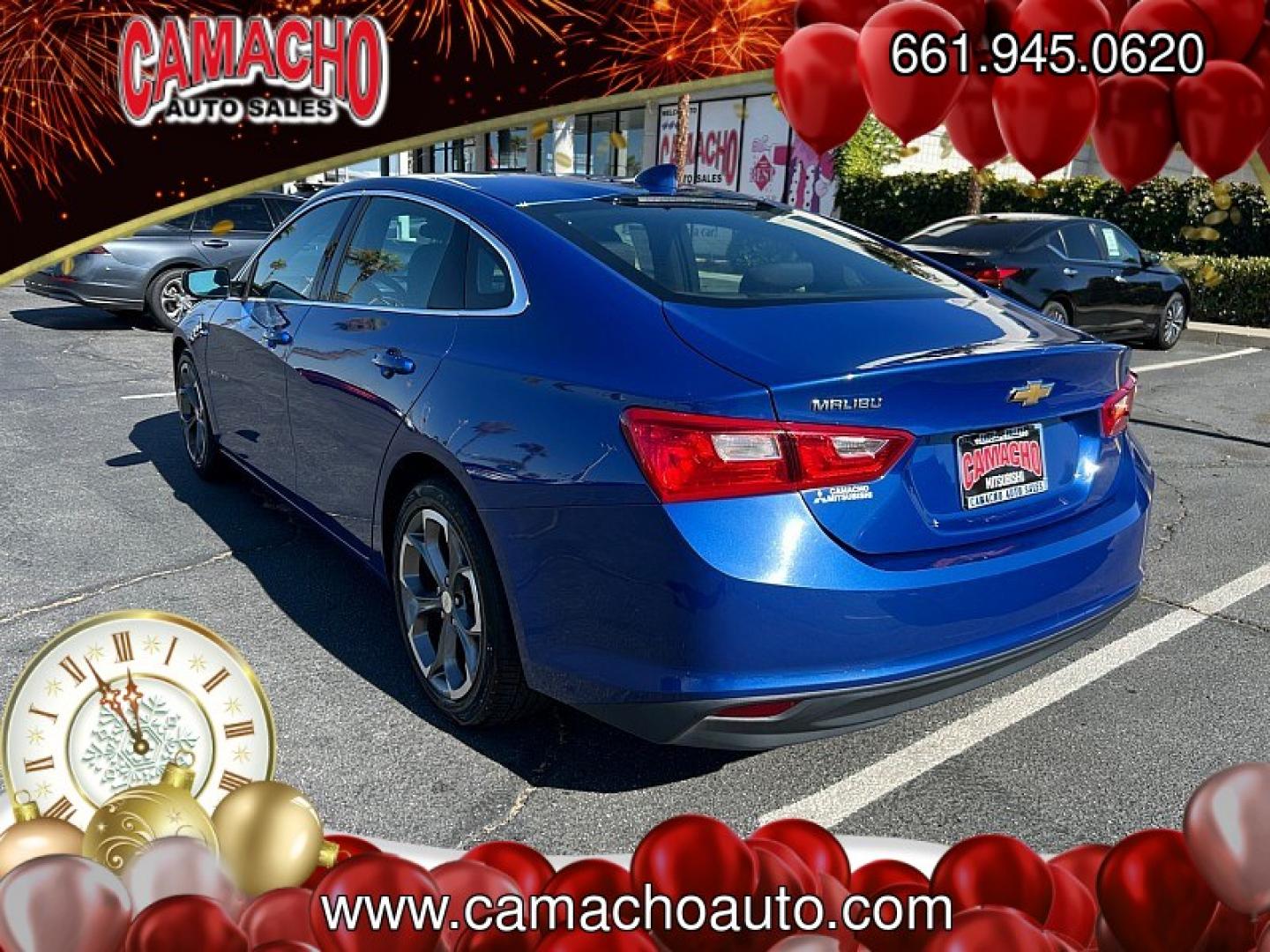 2023 Blue Chevrolet Malibu (1G1ZD5ST1PF) with an 4-Cyl Turbo 1.5 Liter engine, Automatic CVT transmission, located at 412 Auto Vista Drive, Palmdale, CA, 93551, (661) 945-0620, 34.592636, -118.136681- Photo#5