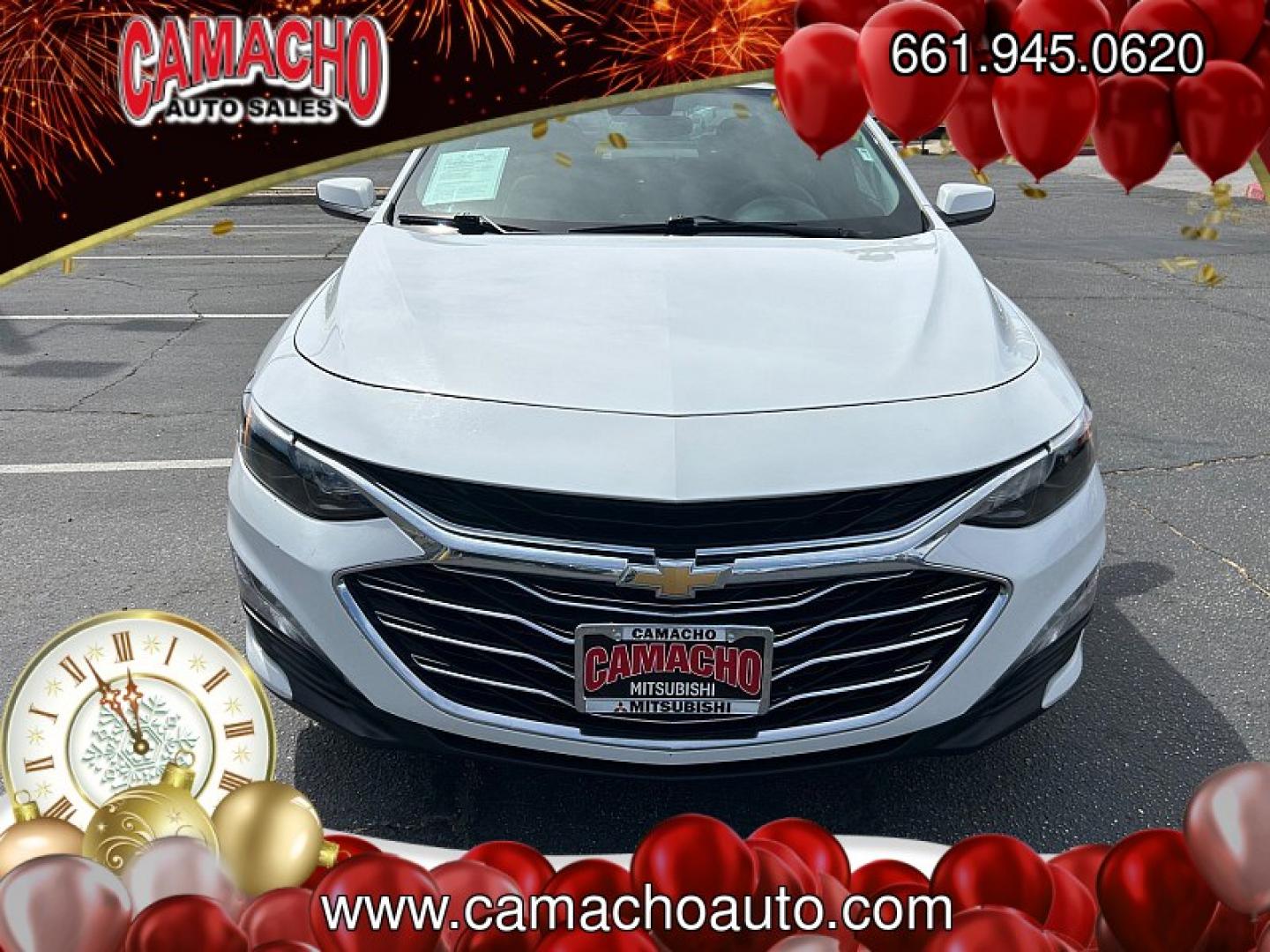 2023 White Chevrolet Malibu (1G1ZD5STXPF) with an 4-Cyl Turbo 1.5 Liter engine, Automatic CVT transmission, located at 412 Auto Vista Drive, Palmdale, CA, 93551, (661) 945-0620, 34.592636, -118.136681- Photo#1