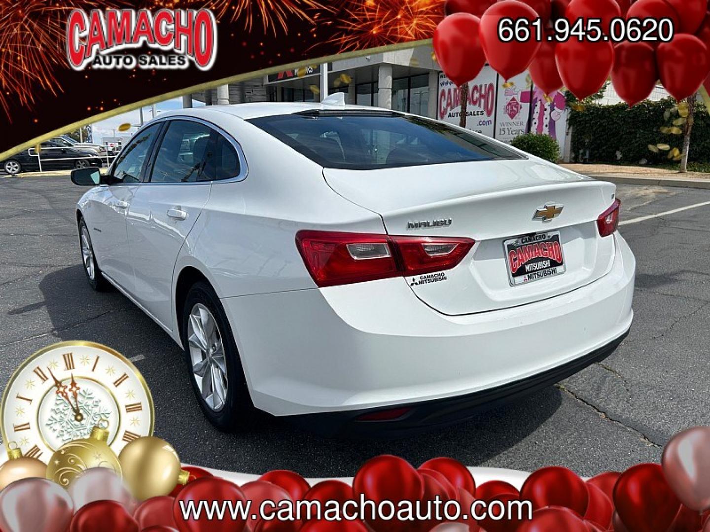 2023 White Chevrolet Malibu (1G1ZD5STXPF) with an 4-Cyl Turbo 1.5 Liter engine, Automatic CVT transmission, located at 412 Auto Vista Drive, Palmdale, CA, 93551, (661) 945-0620, 34.592636, -118.136681- Photo#2