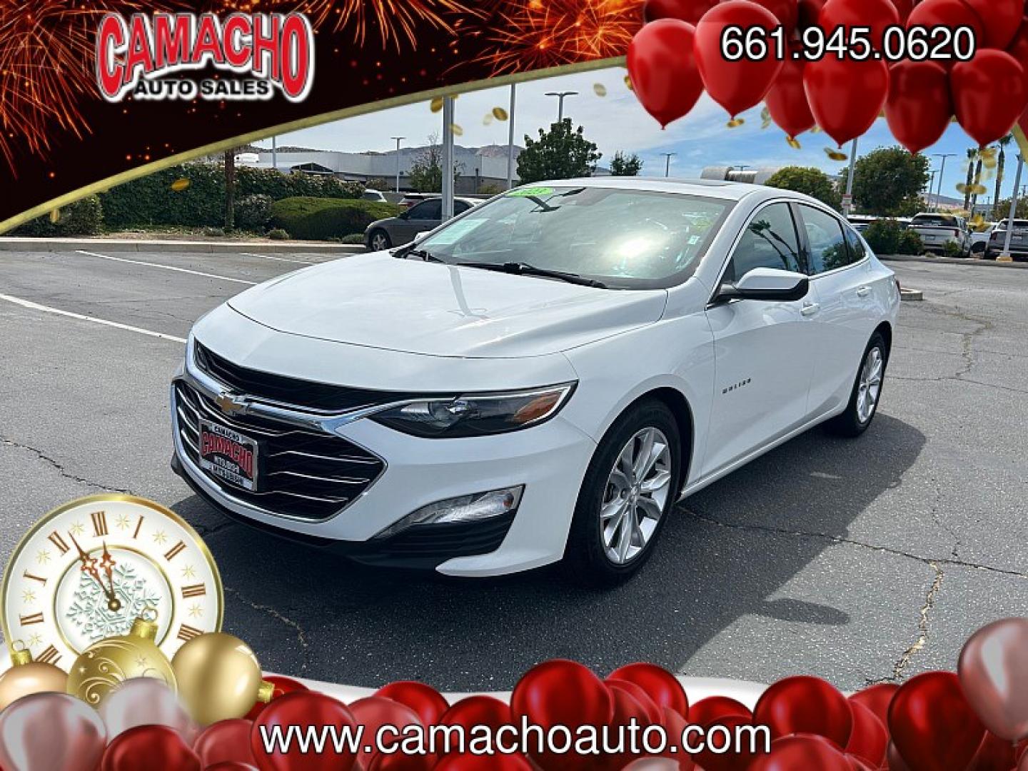 2023 White Chevrolet Malibu (1G1ZD5STXPF) with an 4-Cyl Turbo 1.5 Liter engine, Automatic CVT transmission, located at 412 Auto Vista Drive, Palmdale, CA, 93551, (661) 945-0620, 34.592636, -118.136681- Photo#4