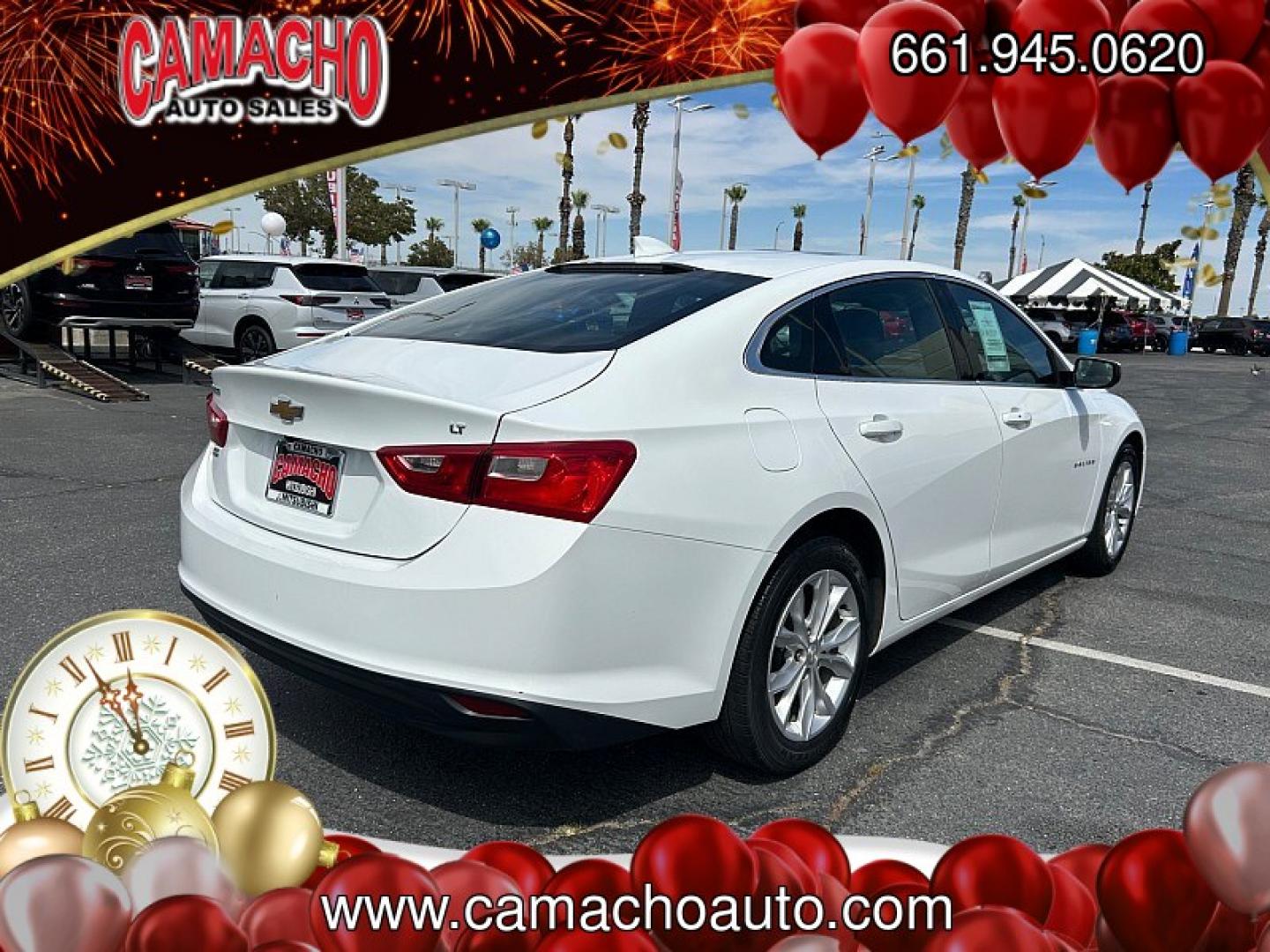 2023 White Chevrolet Malibu (1G1ZD5STXPF) with an 4-Cyl Turbo 1.5 Liter engine, Automatic CVT transmission, located at 412 Auto Vista Drive, Palmdale, CA, 93551, (661) 945-0620, 34.592636, -118.136681- Photo#6