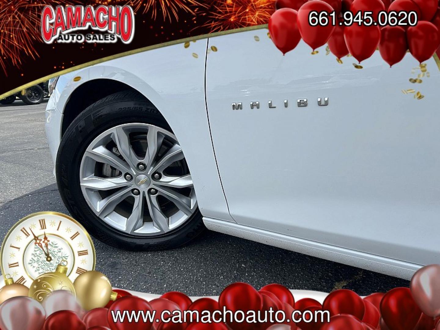 2023 White Chevrolet Malibu (1G1ZD5STXPF) with an 4-Cyl Turbo 1.5 Liter engine, Automatic CVT transmission, located at 412 Auto Vista Drive, Palmdale, CA, 93551, (661) 945-0620, 34.592636, -118.136681- Photo#8