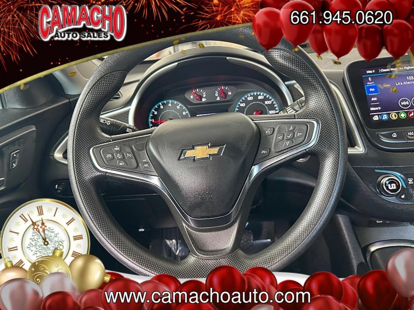 2023 White Chevrolet Malibu (1G1ZD5STXPF) with an 4-Cyl Turbo 1.5 Liter engine, Automatic CVT transmission, located at 412 Auto Vista Drive, Palmdale, CA, 93551, (661) 945-0620, 34.592636, -118.136681- Photo#19