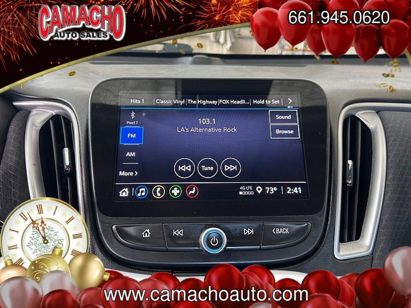 2023 White Chevrolet Malibu (1G1ZD5STXPF) with an 4-Cyl Turbo 1.5 Liter engine, Automatic CVT transmission, located at 412 Auto Vista Drive, Palmdale, CA, 93551, (661) 945-0620, 34.592636, -118.136681- Photo#22