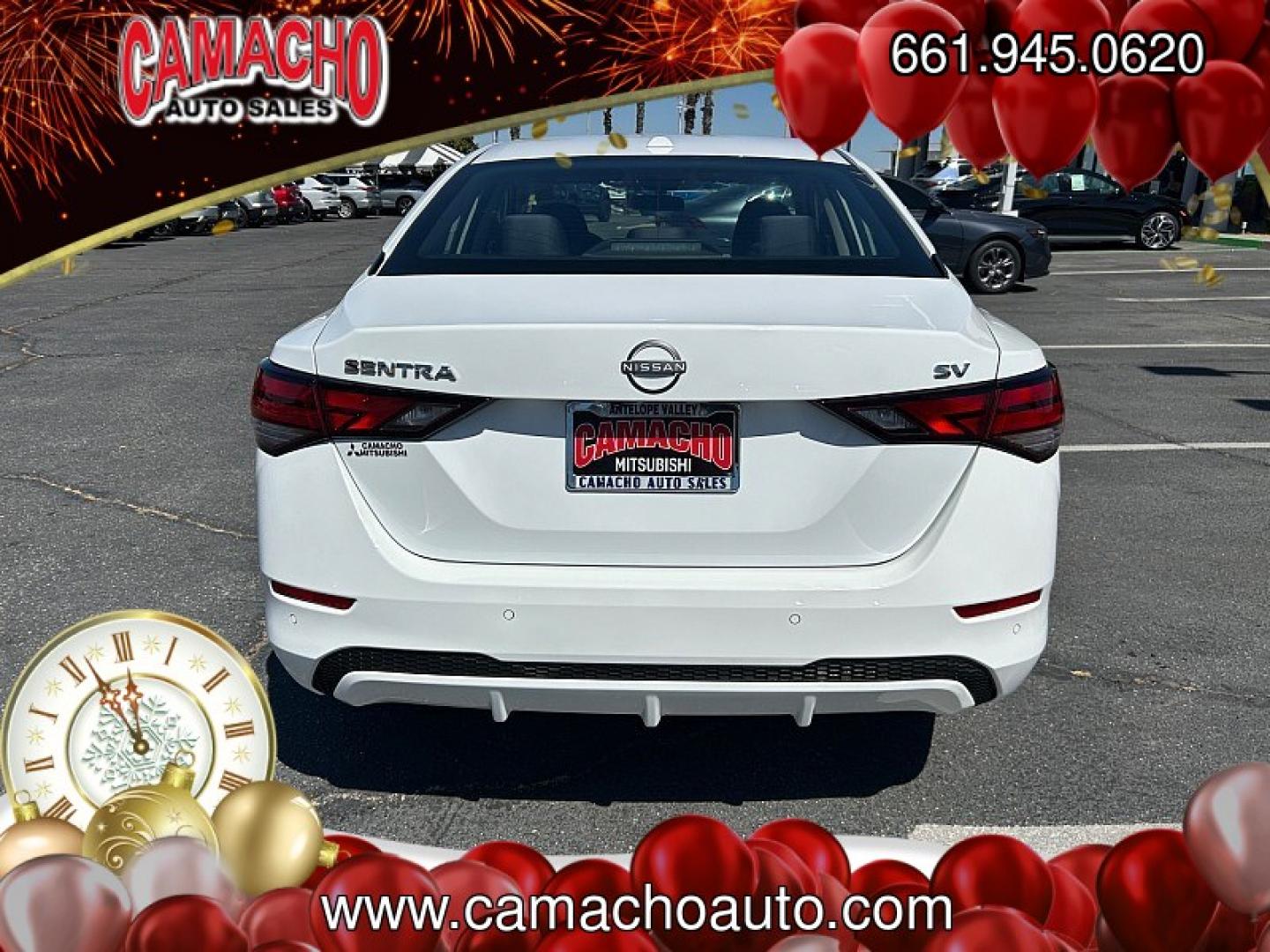 2024 White Nissan Sentra (3N1AB8CV3RY) with an 4-Cyl 2.0 Liter engine, Automatic CVT w/Xtronic transmission, located at 412 Auto Vista Drive, Palmdale, CA, 93551, (661) 945-0620, 34.592636, -118.136681- Photo#5