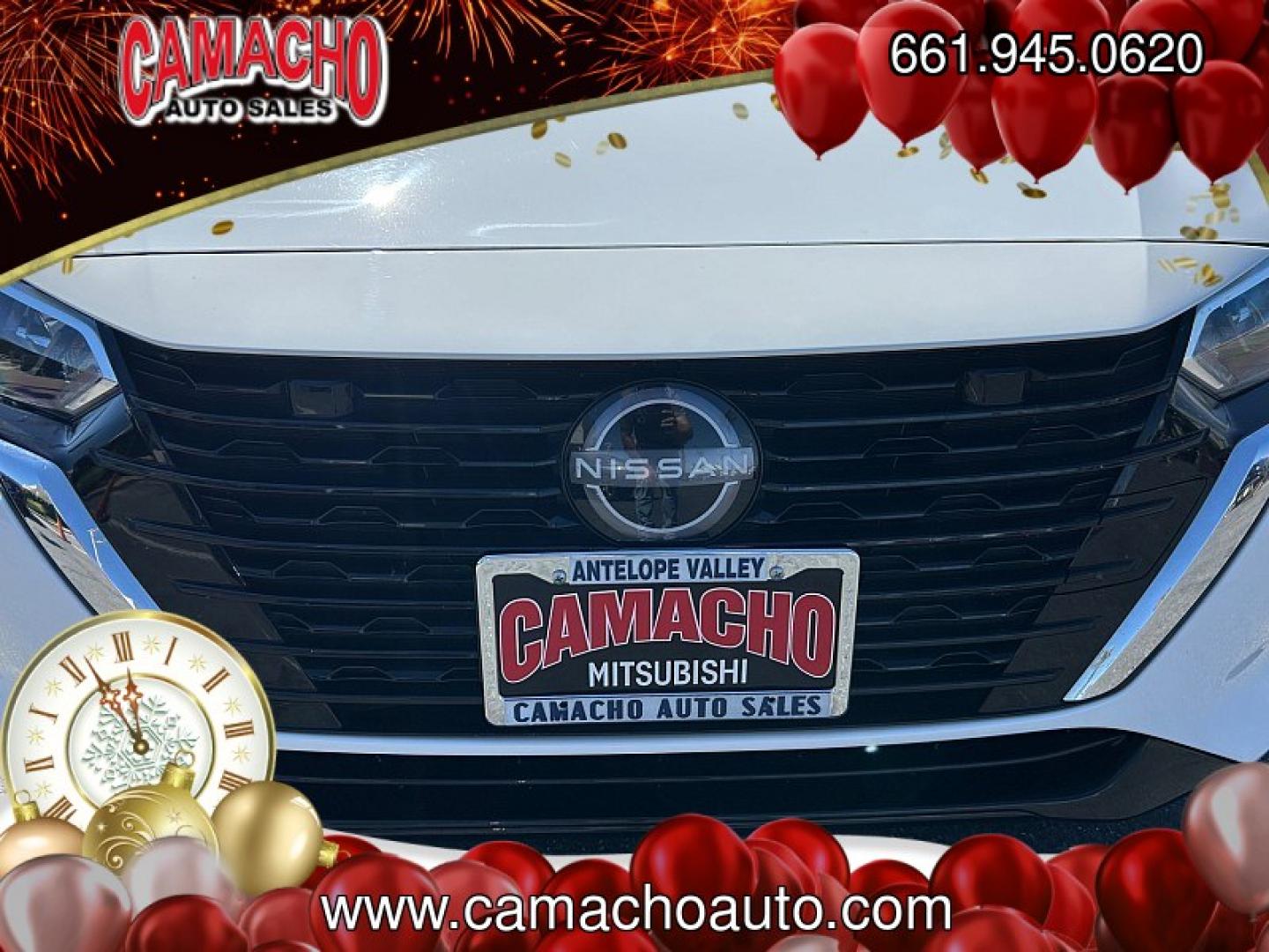 2024 White Nissan Sentra (3N1AB8CV3RY) with an 4-Cyl 2.0 Liter engine, Automatic CVT w/Xtronic transmission, located at 412 Auto Vista Drive, Palmdale, CA, 93551, (661) 945-0620, 34.592636, -118.136681- Photo#8