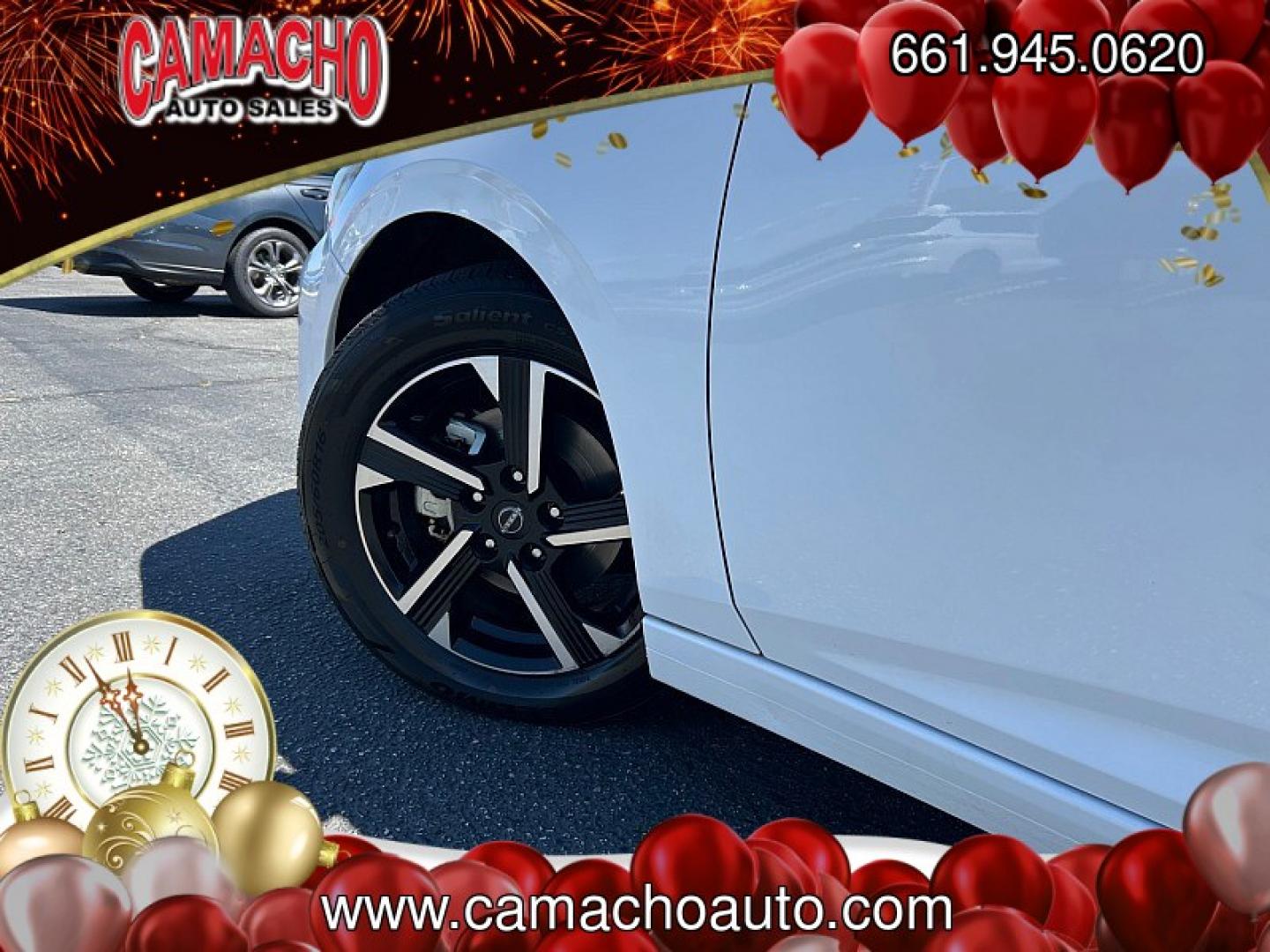 2024 White Nissan Sentra (3N1AB8CV3RY) with an 4-Cyl 2.0 Liter engine, Automatic CVT w/Xtronic transmission, located at 412 Auto Vista Drive, Palmdale, CA, 93551, (661) 945-0620, 34.592636, -118.136681- Photo#12