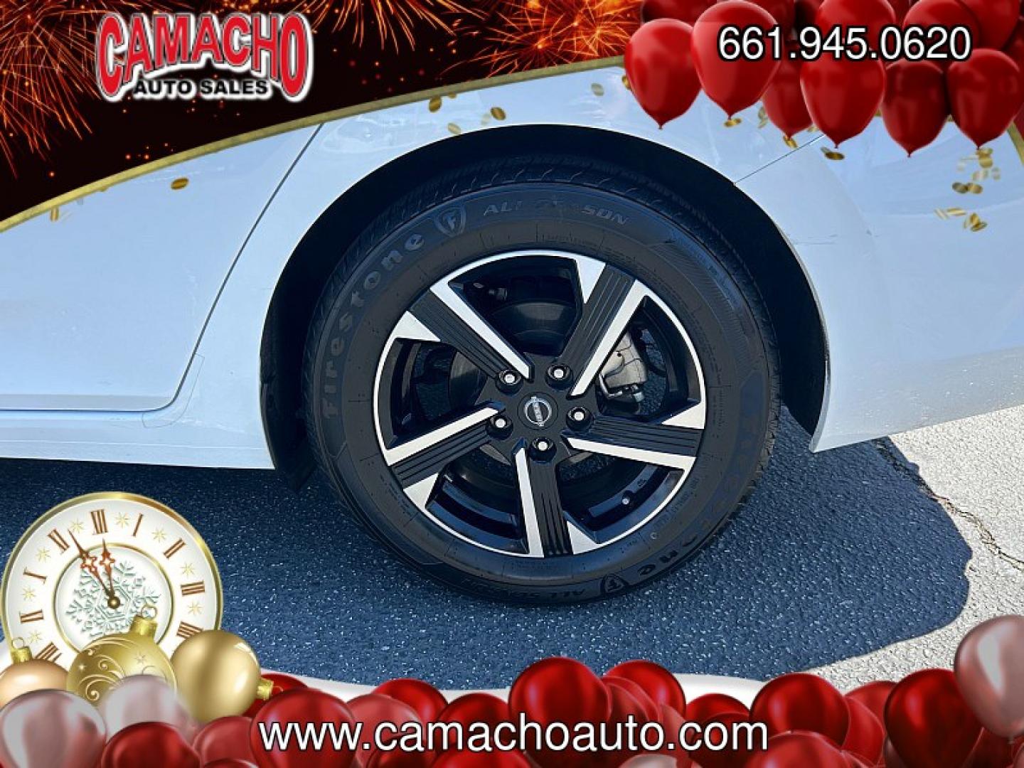 2024 White Nissan Sentra (3N1AB8CV3RY) with an 4-Cyl 2.0 Liter engine, Automatic CVT w/Xtronic transmission, located at 412 Auto Vista Drive, Palmdale, CA, 93551, (661) 945-0620, 34.592636, -118.136681- Photo#15