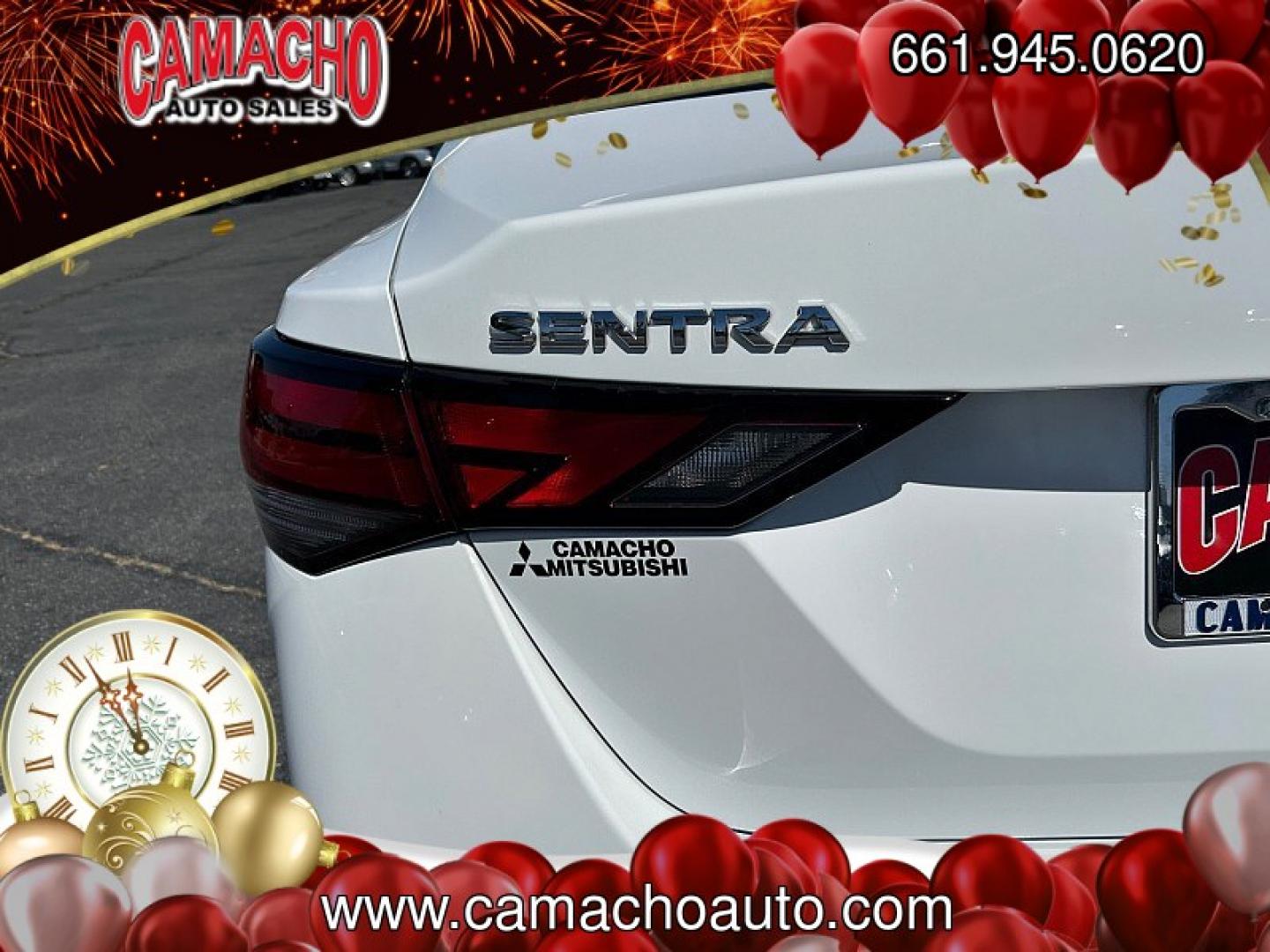 2024 White Nissan Sentra (3N1AB8CV3RY) with an 4-Cyl 2.0 Liter engine, Automatic CVT w/Xtronic transmission, located at 412 Auto Vista Drive, Palmdale, CA, 93551, (661) 945-0620, 34.592636, -118.136681- Photo#16