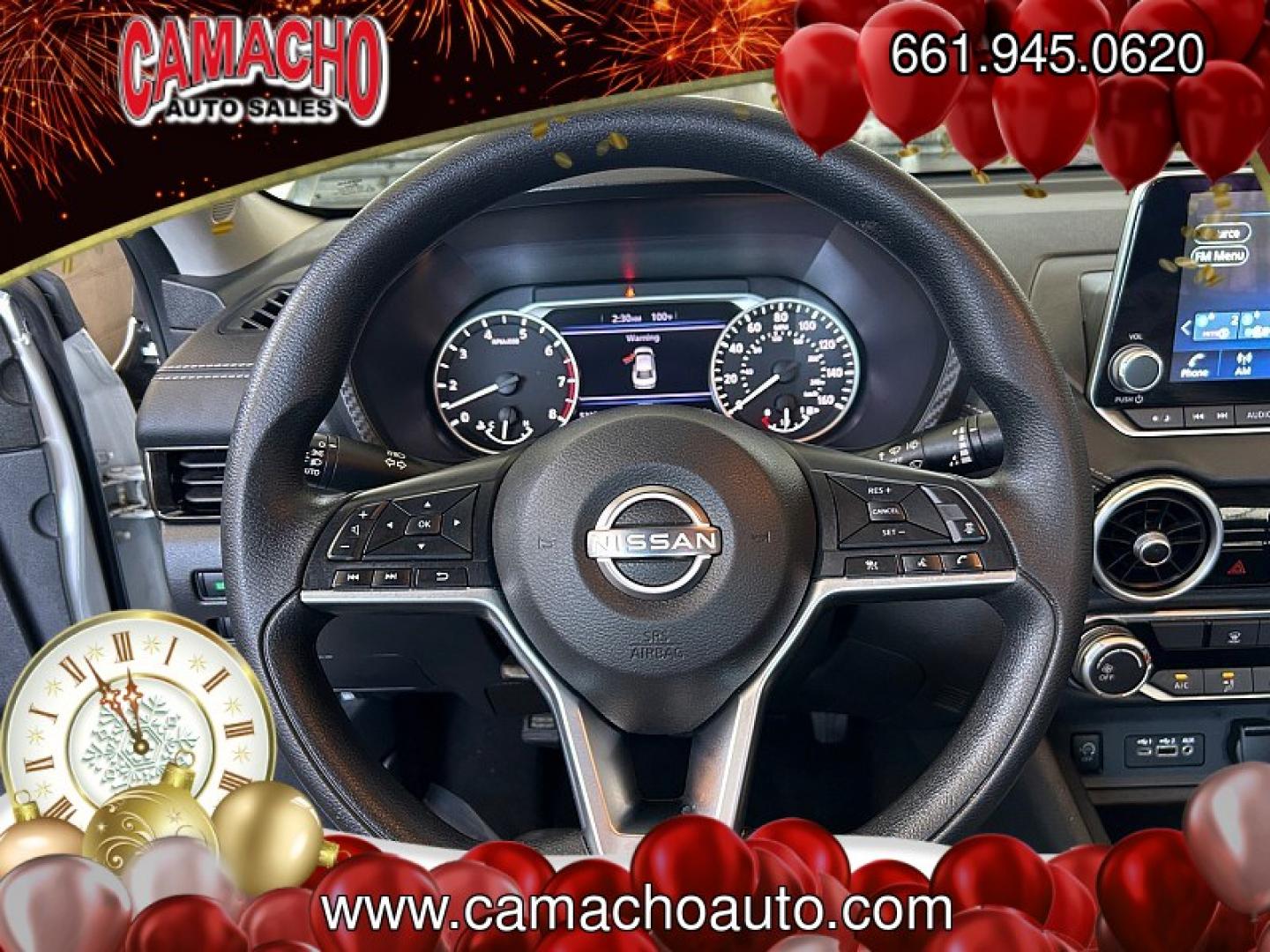 2024 White Nissan Sentra (3N1AB8CV3RY) with an 4-Cyl 2.0 Liter engine, Automatic CVT w/Xtronic transmission, located at 412 Auto Vista Drive, Palmdale, CA, 93551, (661) 945-0620, 34.592636, -118.136681- Photo#23