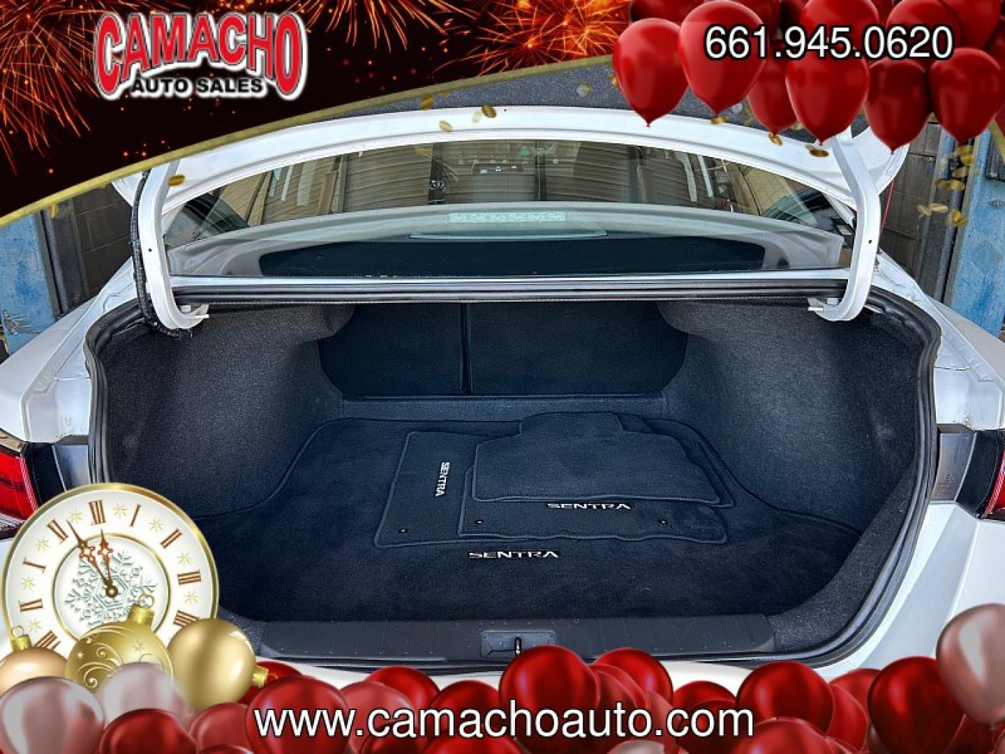 2024 White Nissan Sentra (3N1AB8CV3RY) with an 4-Cyl 2.0 Liter engine, Automatic CVT w/Xtronic transmission, located at 412 Auto Vista Drive, Palmdale, CA, 93551, (661) 945-0620, 34.592636, -118.136681- Photo#30
