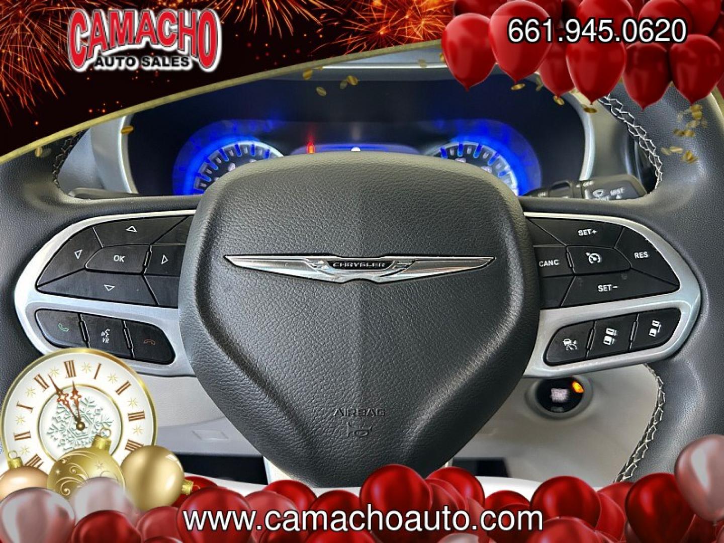 2023 White Chrysler Pacifica (2C4RC1BGXPR) with an V6 3.6 Liter engine, Automatic 9-Spd transmission, located at 412 Auto Vista Drive, Palmdale, CA, 93551, (661) 945-0620, 34.592636, -118.136681- Photo#12