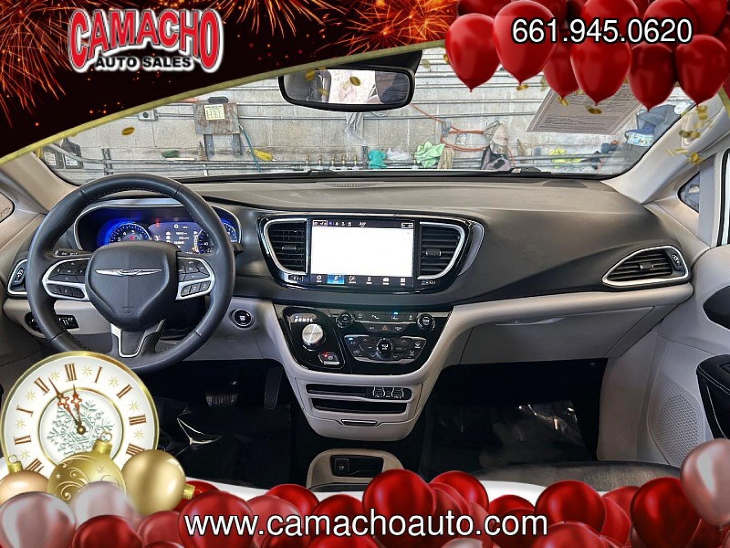 2023 White Chrysler Pacifica (2C4RC1BGXPR) with an V6 3.6 Liter engine, Automatic 9-Spd transmission, located at 412 Auto Vista Drive, Palmdale, CA, 93551, (661) 945-0620, 34.592636, -118.136681- Photo#9