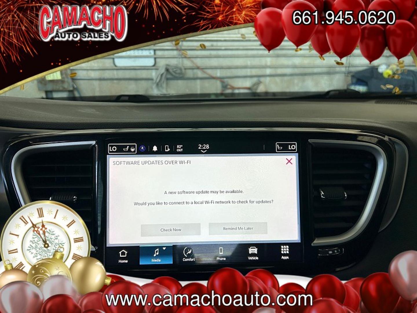 2023 White Chrysler Pacifica (2C4RC1BGXPR) with an V6 3.6 Liter engine, Automatic 9-Spd transmission, located at 412 Auto Vista Drive, Palmdale, CA, 93551, (661) 945-0620, 34.592636, -118.136681- Photo#13