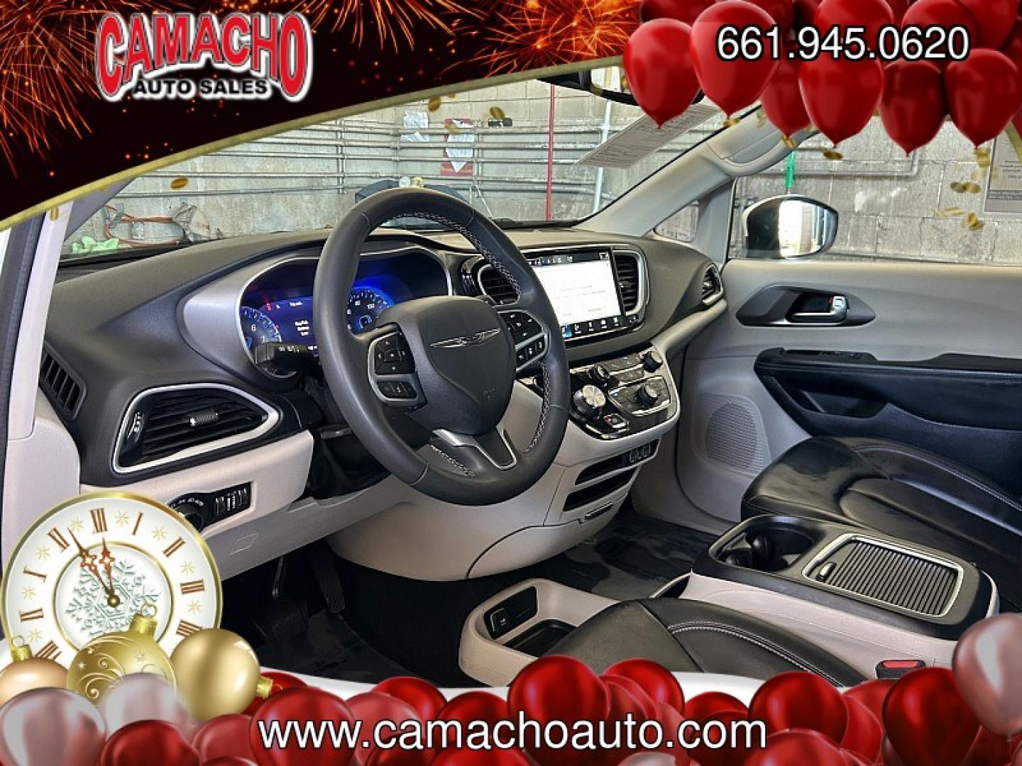 2023 White Chrysler Pacifica (2C4RC1BGXPR) with an V6 3.6 Liter engine, Automatic 9-Spd transmission, located at 412 Auto Vista Drive, Palmdale, CA, 93551, (661) 945-0620, 34.592636, -118.136681- Photo#8
