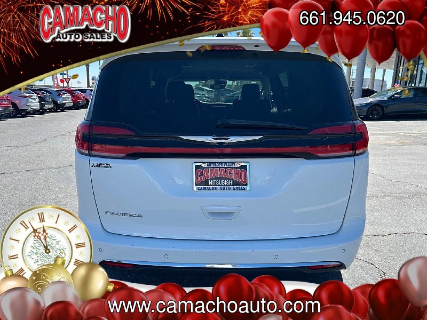 2023 White Chrysler Pacifica (2C4RC1BGXPR) with an V6 3.6 Liter engine, Automatic 9-Spd transmission, located at 412 Auto Vista Drive, Palmdale, CA, 93551, (661) 945-0620, 34.592636, -118.136681- Photo#5