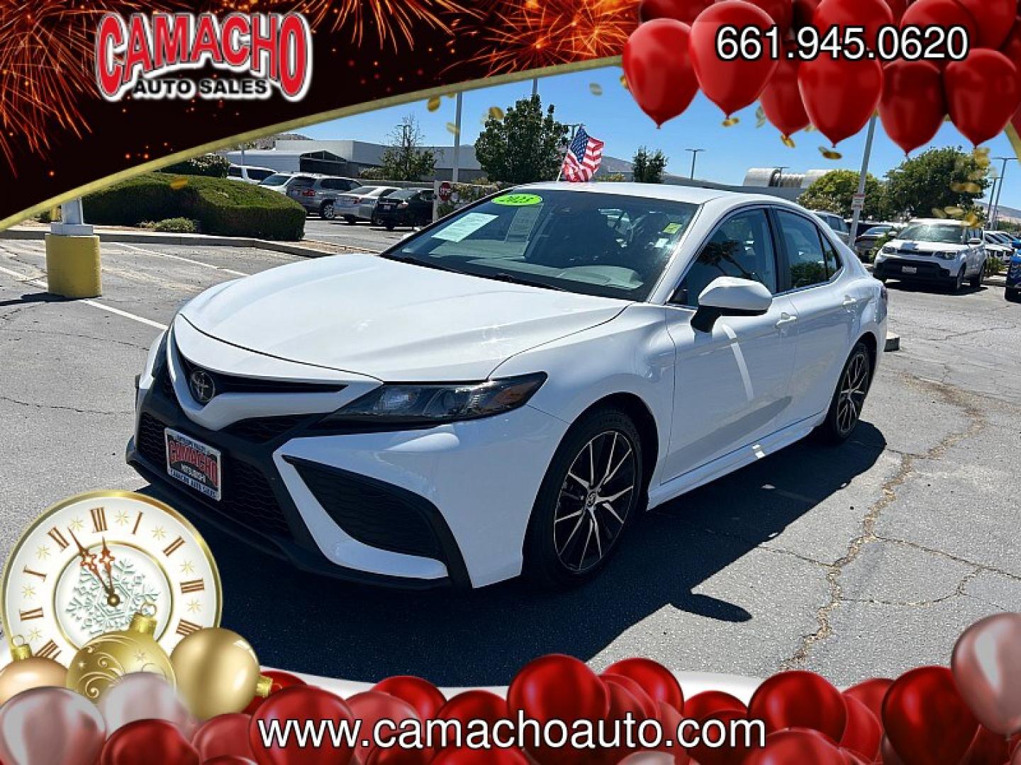 2023 White Toyota Camry (4T1G11AK5PU) with an 4-Cyl 2.5 Liter engine, Automatic 8-Spd w/Sequential Shift transmission, located at 412 Auto Vista Drive, Palmdale, CA, 93551, (661) 945-0620, 34.592636, -118.136681- Photo#6