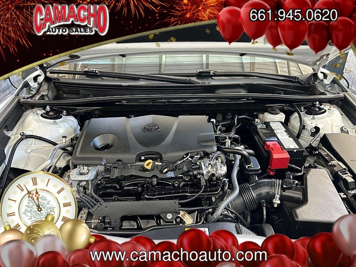 2023 White Toyota Camry (4T1G11AK5PU) with an 4-Cyl 2.5 Liter engine, Automatic 8-Spd w/Sequential Shift transmission, located at 412 Auto Vista Drive, Palmdale, CA, 93551, (661) 945-0620, 34.592636, -118.136681- Photo#25