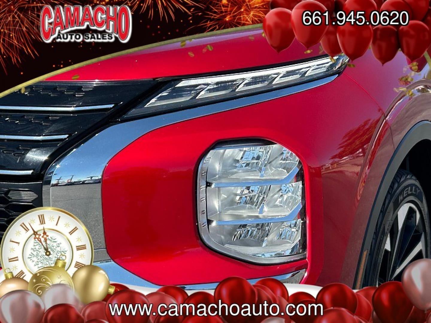 2024 Red Mitsubishi Outlander (JA4J3VA88RZ) with an 4-Cyl 2.5 Liter engine, Automatic CVT transmission, located at 412 Auto Vista Drive, Palmdale, CA, 93551, (661) 945-0620, 34.592636, -118.136681- Photo#8
