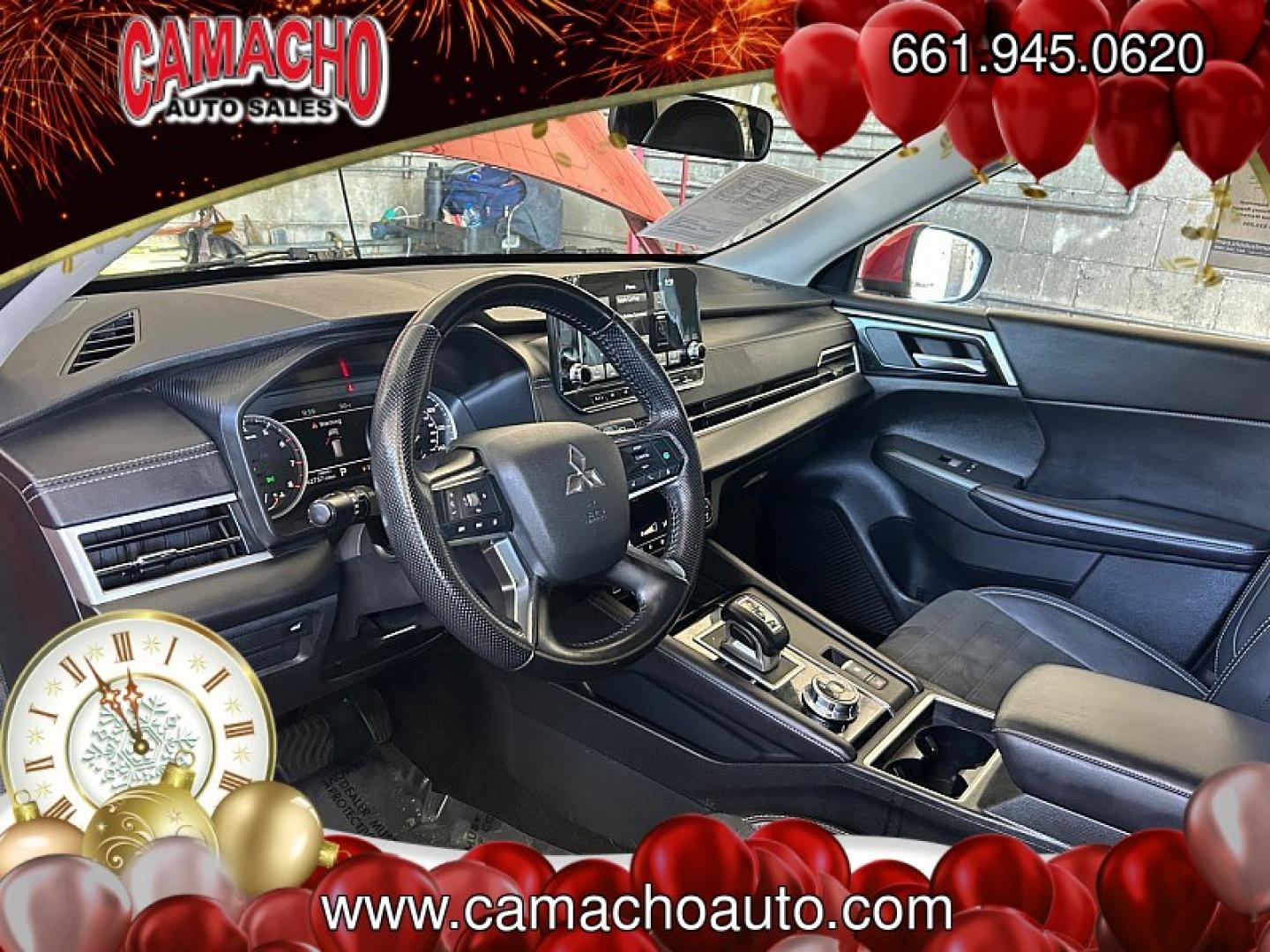 2024 Red Mitsubishi Outlander (JA4J3VA88RZ) with an 4-Cyl 2.5 Liter engine, Automatic CVT transmission, located at 412 Auto Vista Drive, Palmdale, CA, 93551, (661) 945-0620, 34.592636, -118.136681- Photo#18