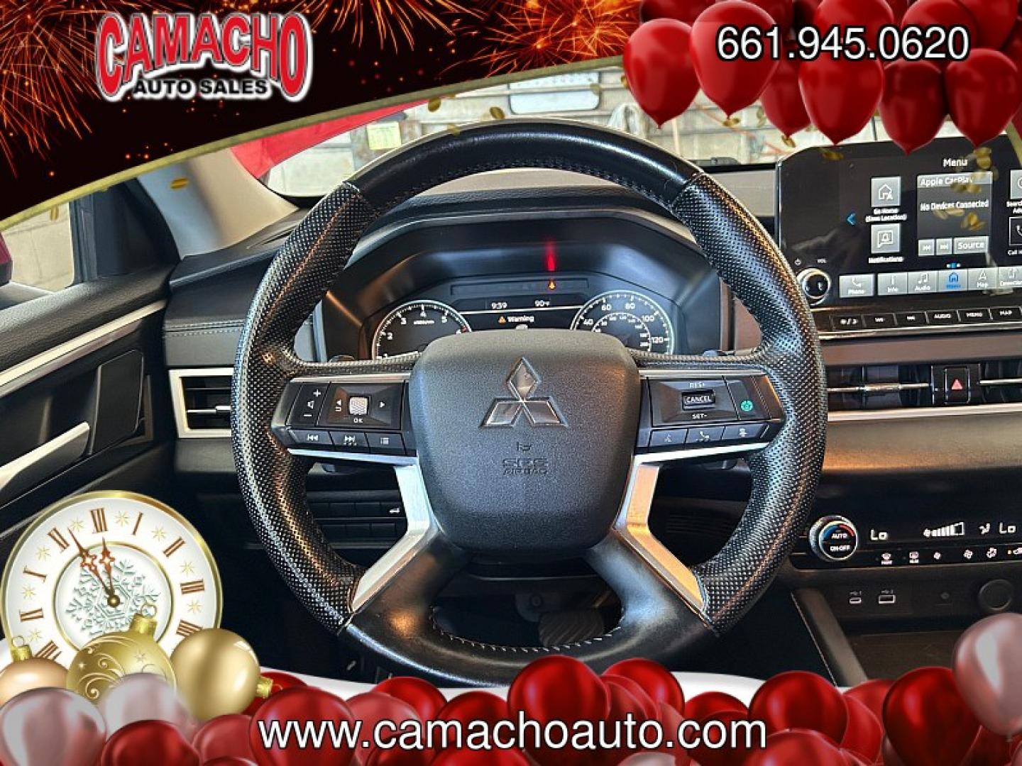 2024 Red Mitsubishi Outlander (JA4J3VA88RZ) with an 4-Cyl 2.5 Liter engine, Automatic CVT transmission, located at 412 Auto Vista Drive, Palmdale, CA, 93551, (661) 945-0620, 34.592636, -118.136681- Photo#25