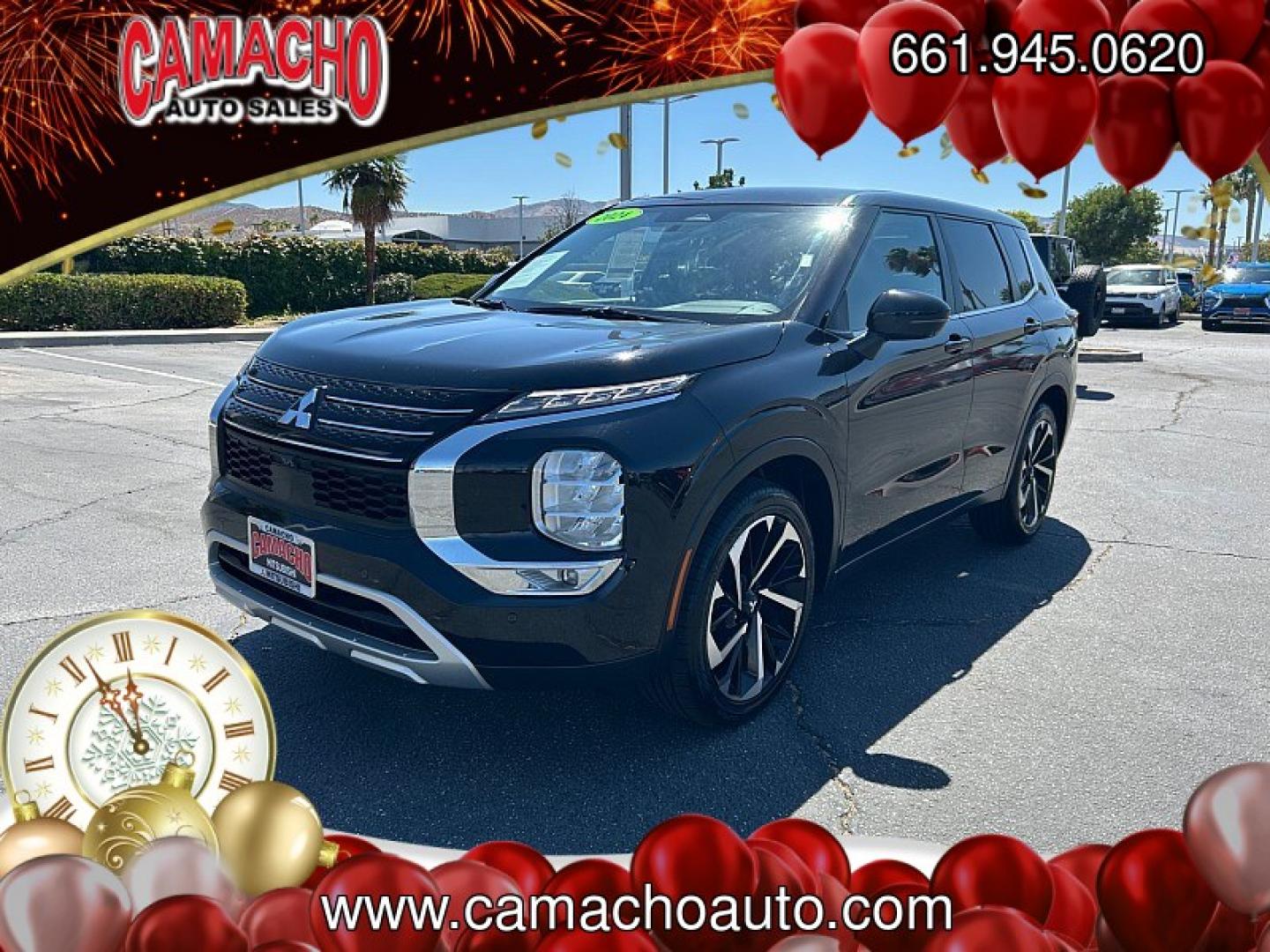 2024 Black Mitsubishi Outlander (JA4J3VA80RZ) with an 4-Cyl 2.5 Liter engine, Automatic CVT transmission, located at 412 Auto Vista Drive, Palmdale, CA, 93551, (661) 945-0620, 34.592636, -118.136681- Photo#4