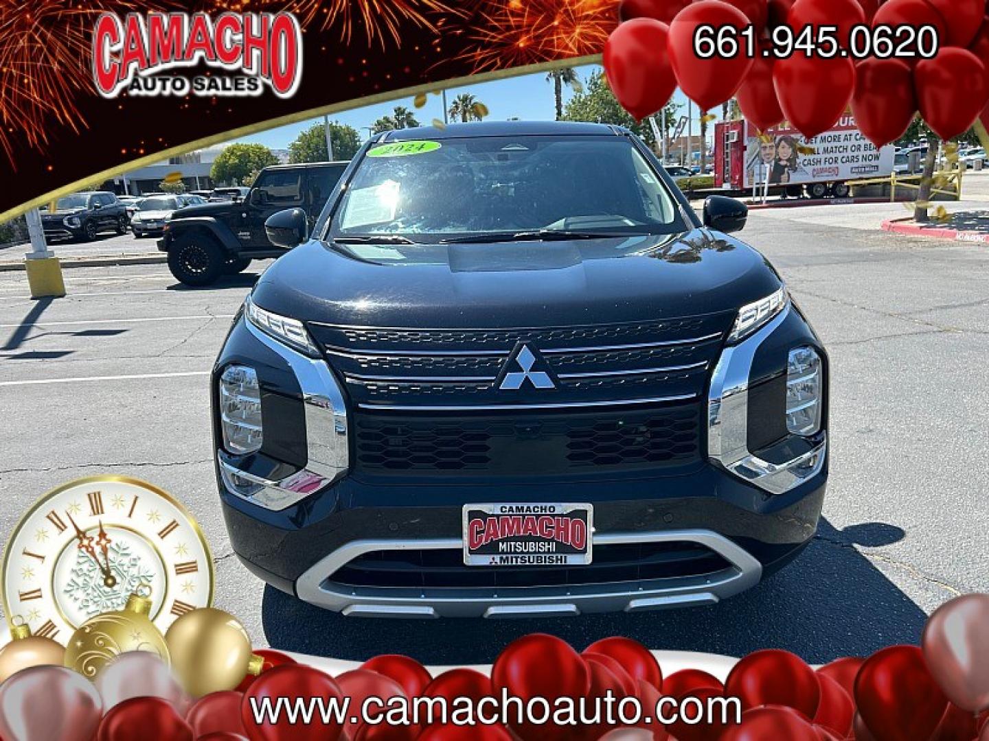 2024 Black Mitsubishi Outlander (JA4J3VA80RZ) with an 4-Cyl 2.5 Liter engine, Automatic CVT transmission, located at 412 Auto Vista Drive, Palmdale, CA, 93551, (661) 945-0620, 34.592636, -118.136681- Photo#5