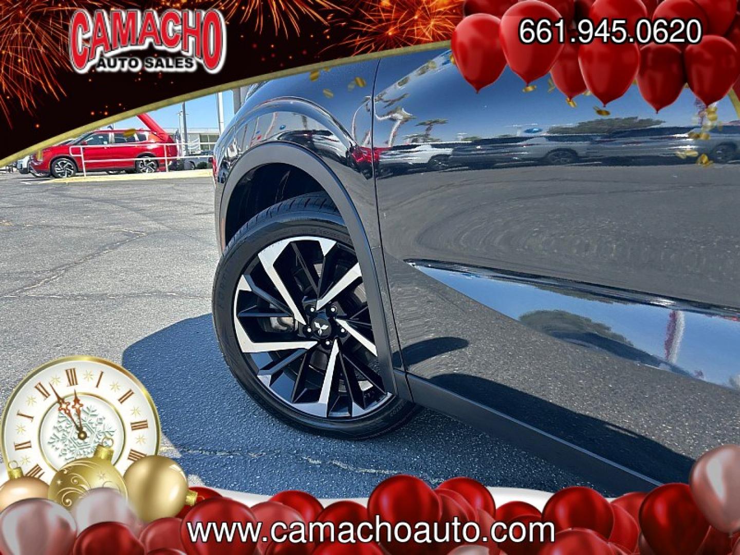 2024 Black Mitsubishi Outlander (JA4J3VA80RZ) with an 4-Cyl 2.5 Liter engine, Automatic CVT transmission, located at 412 Auto Vista Drive, Palmdale, CA, 93551, (661) 945-0620, 34.592636, -118.136681- Photo#6
