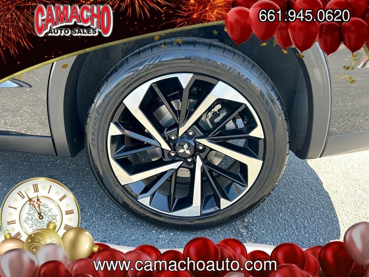 2024 Black Mitsubishi Outlander (JA4J3VA80RZ) with an 4-Cyl 2.5 Liter engine, Automatic CVT transmission, located at 412 Auto Vista Drive, Palmdale, CA, 93551, (661) 945-0620, 34.592636, -118.136681- Photo#13